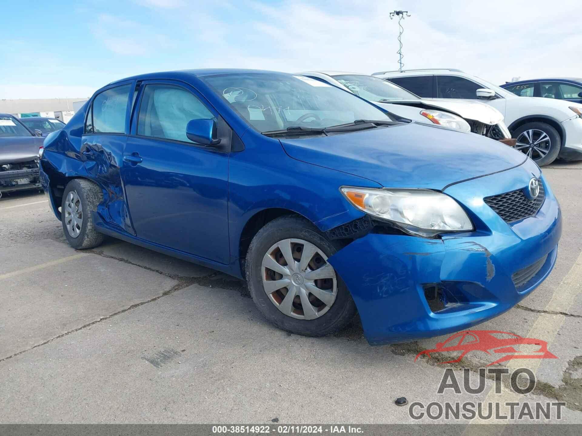 TOYOTA COROLLA 2010 - JTDBU4EEXA9109653