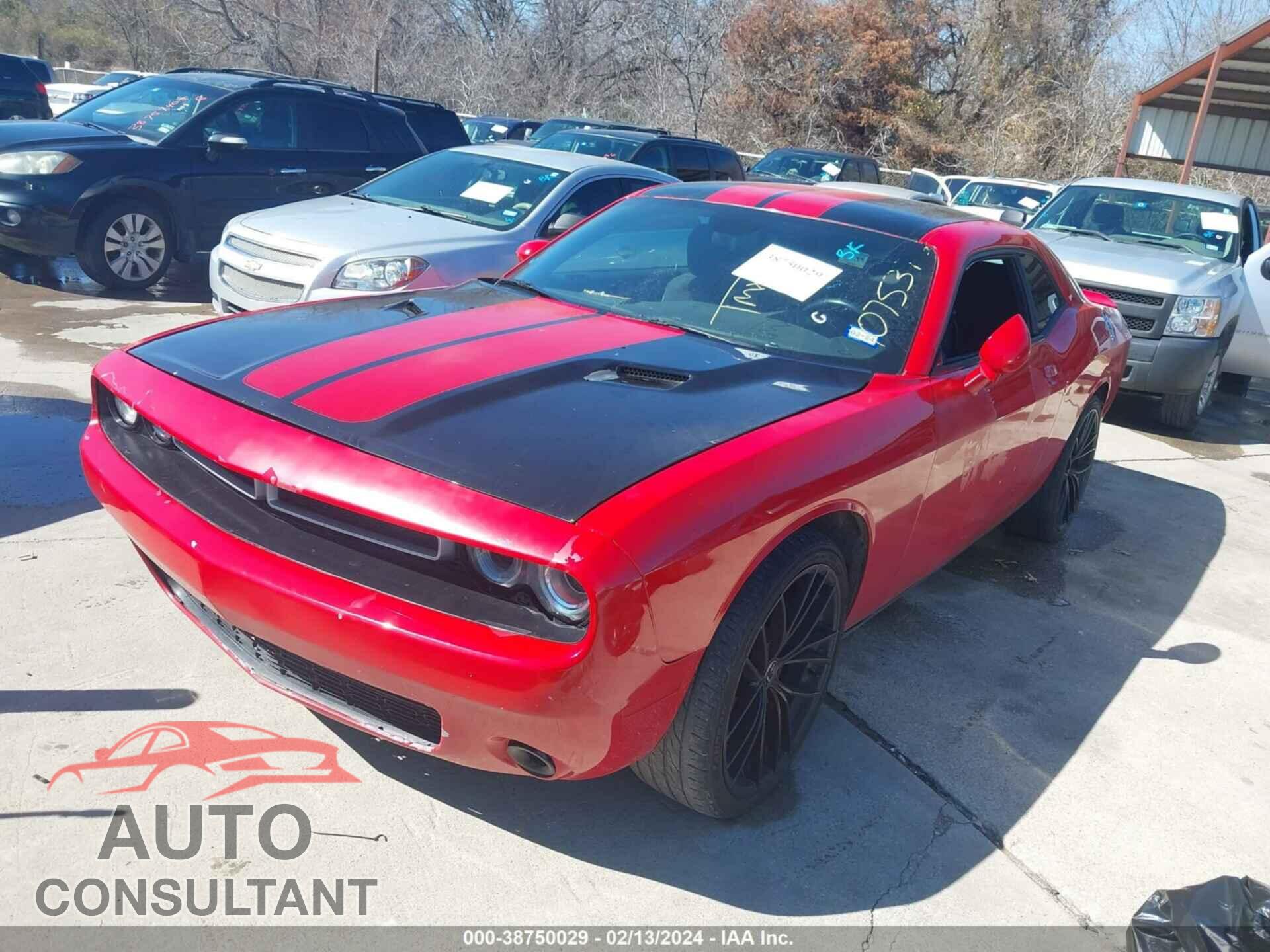 DODGE CHALLENGER 2016 - 2C3CDZAG1GH107537