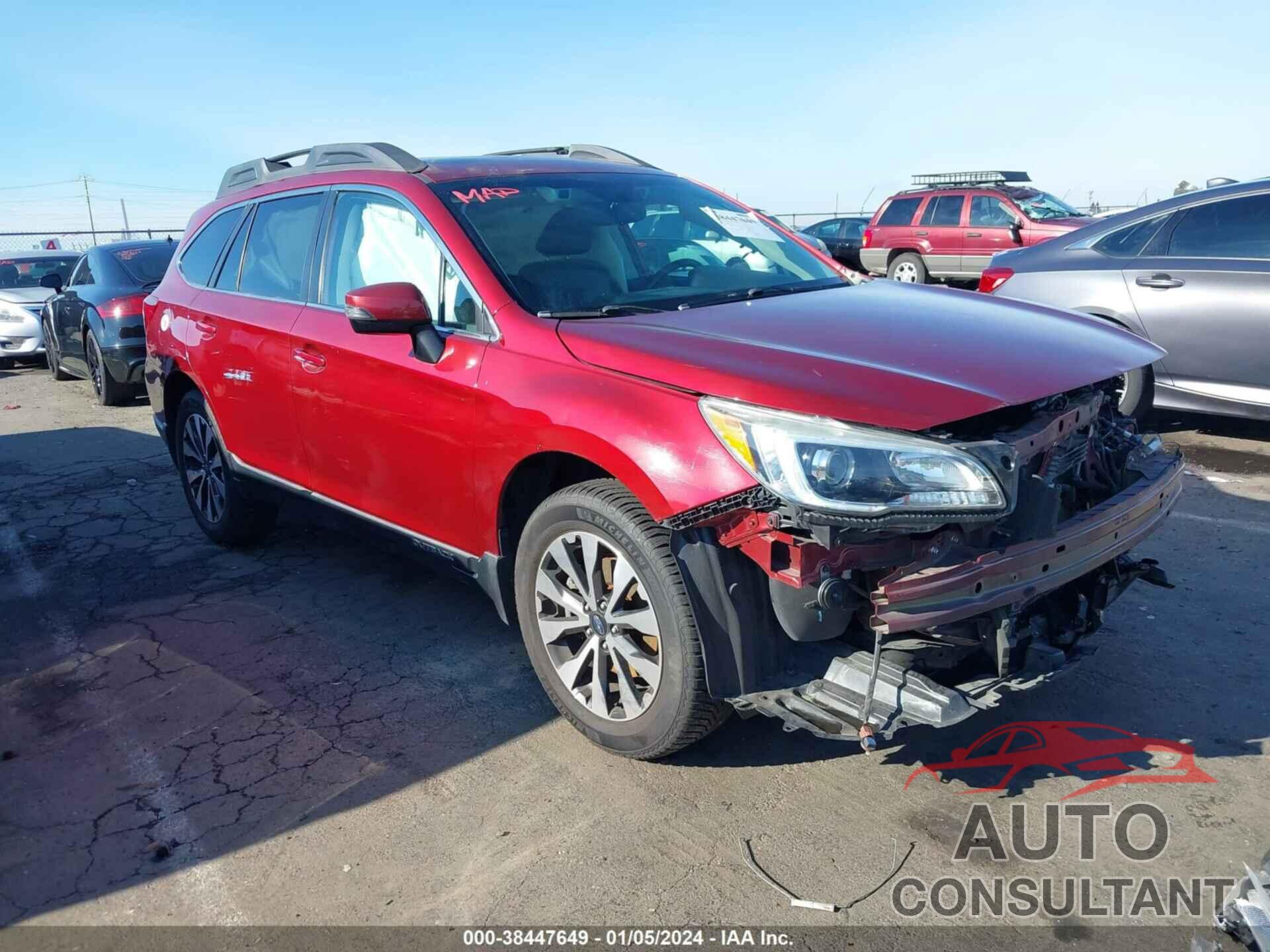 SUBARU OUTBACK 2016 - 4S4BSANC1G3264117