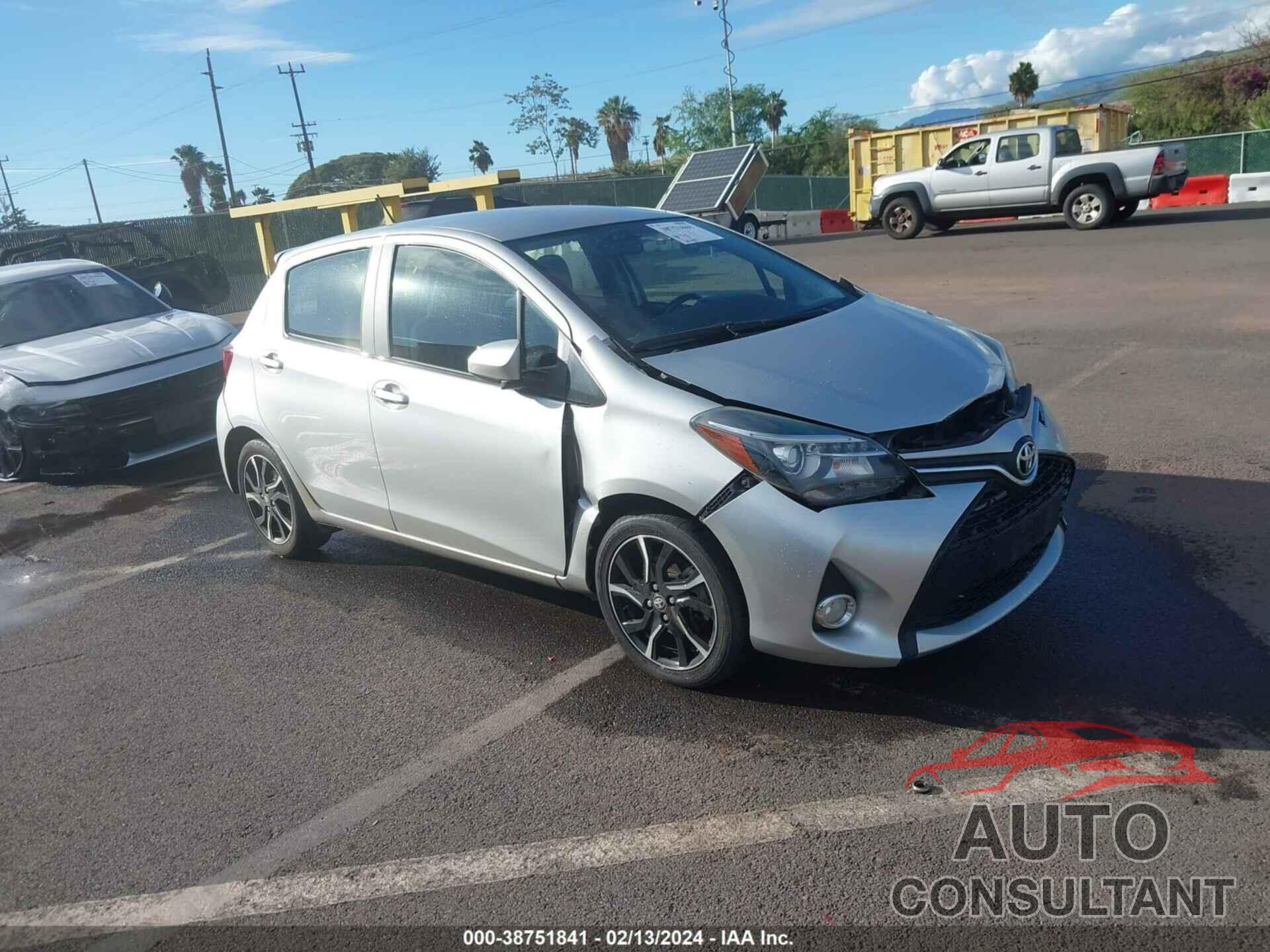 TOYOTA YARIS 2016 - VNKKTUD36GA069797