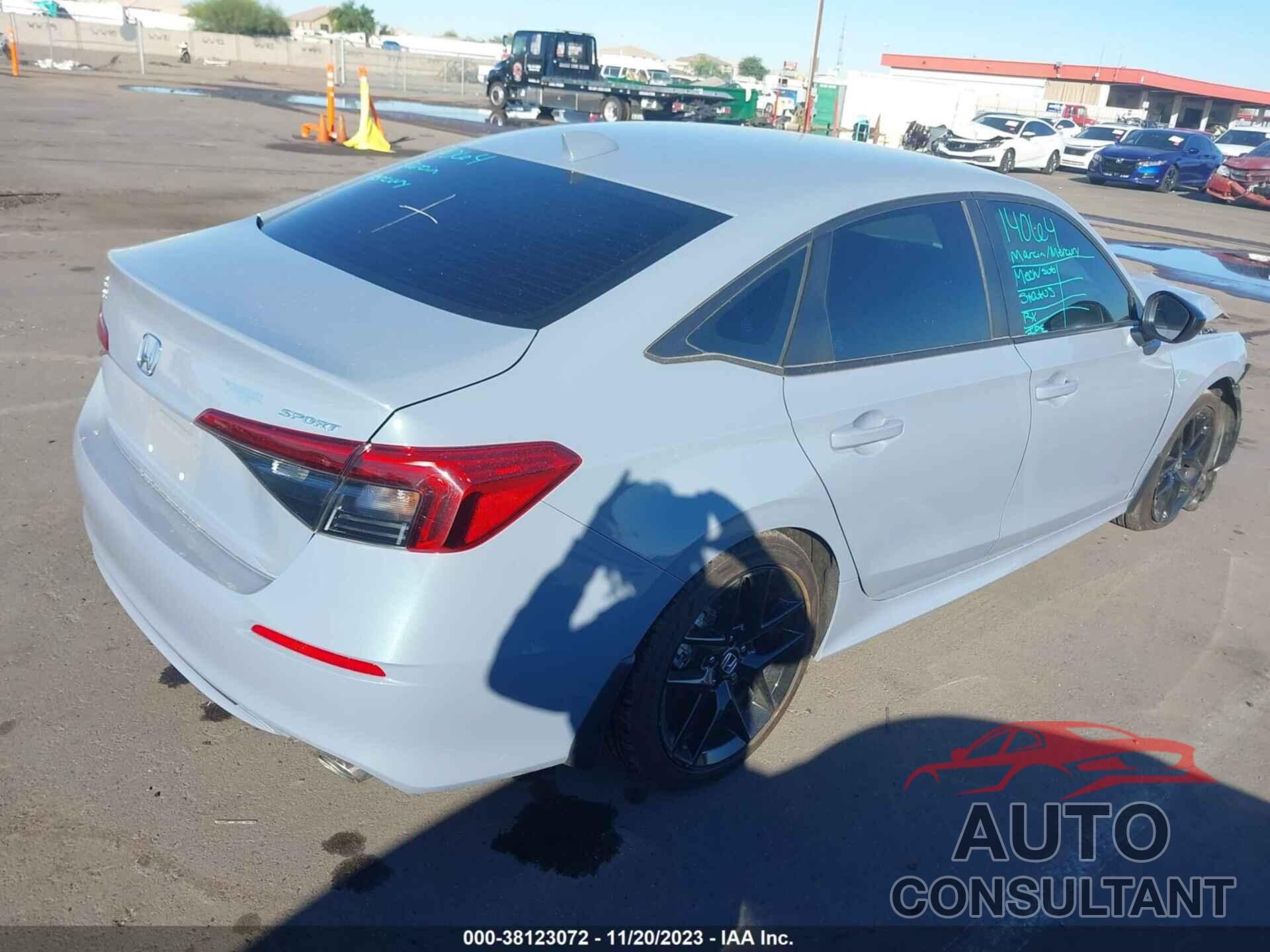 HONDA CIVIC SEDAN 2022 - 2HGFE2F54NH600793