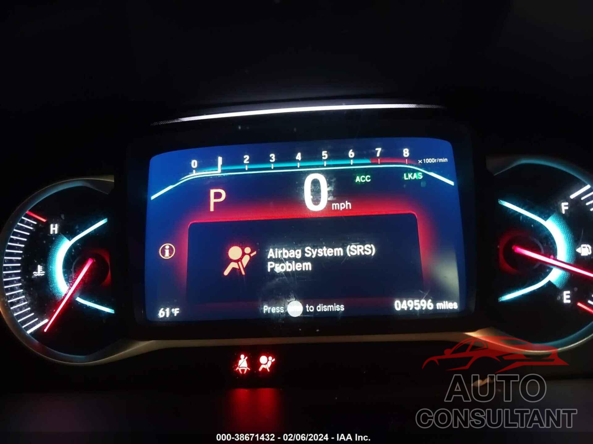 HONDA PILOT 2021 - 5FNYF6H51MB077312