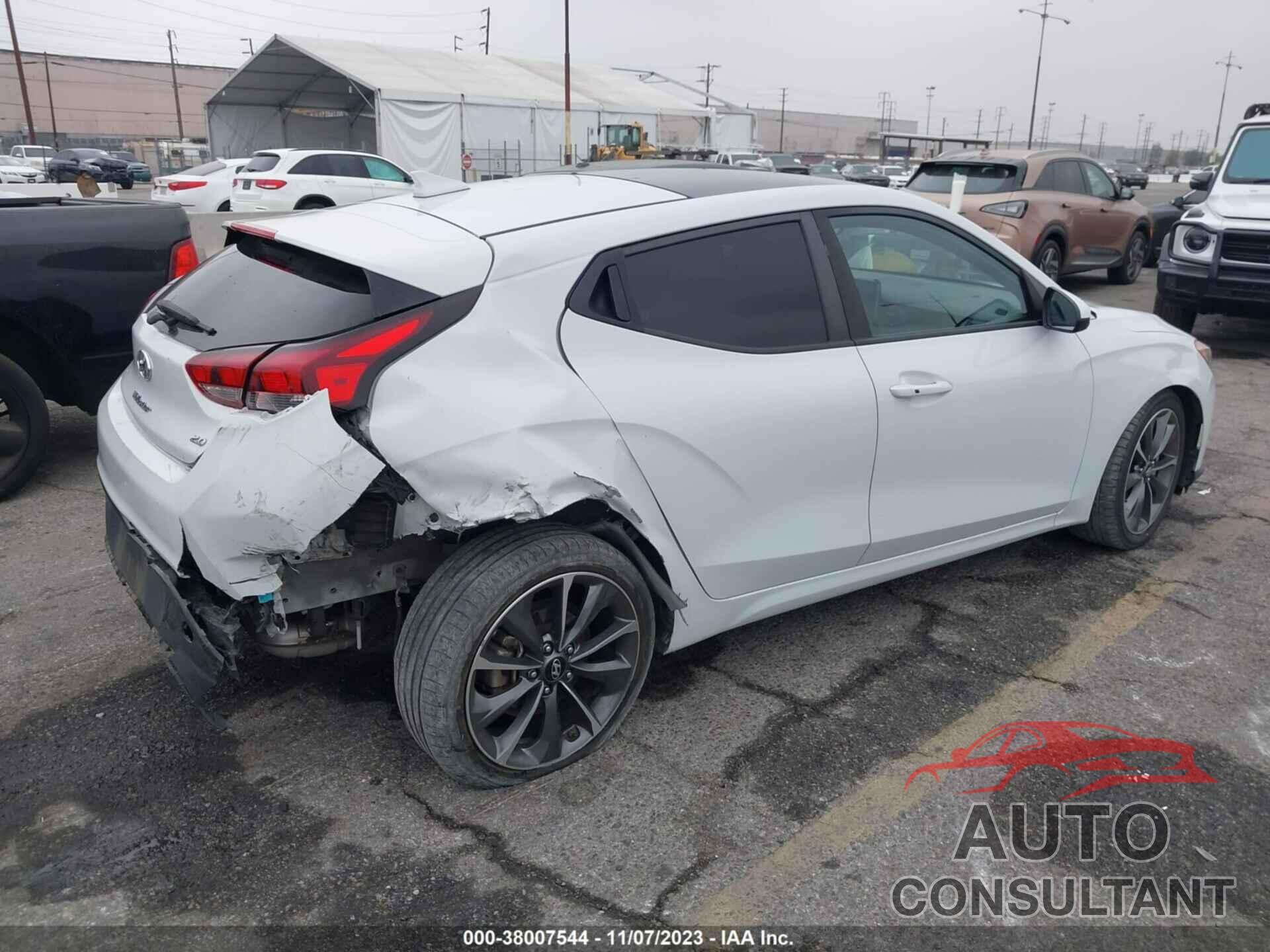 HYUNDAI VELOSTER 2019 - KMHTG6AF1KU015404