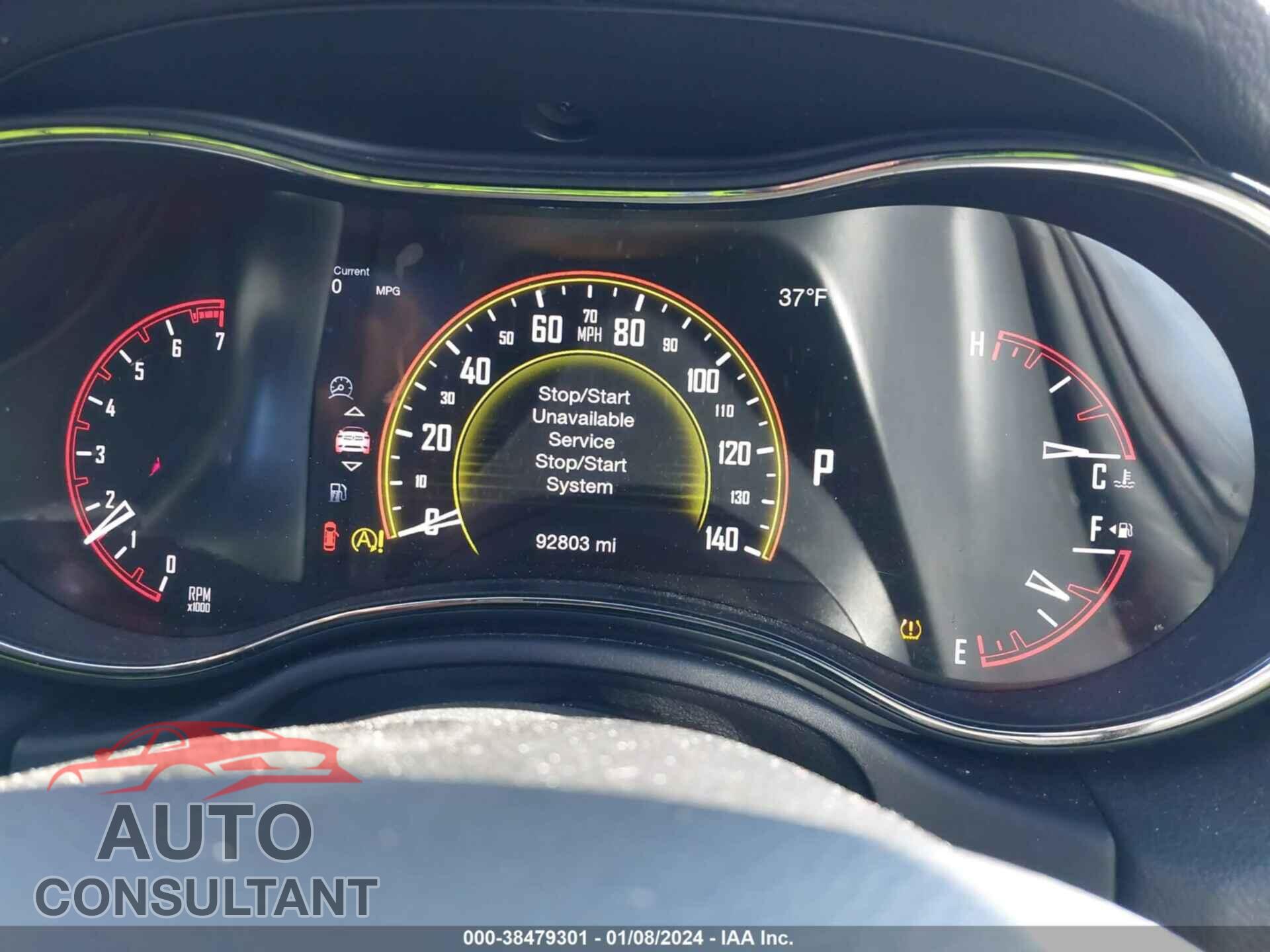 DODGE DURANGO 2019 - 1C4RDJDG8KC744052