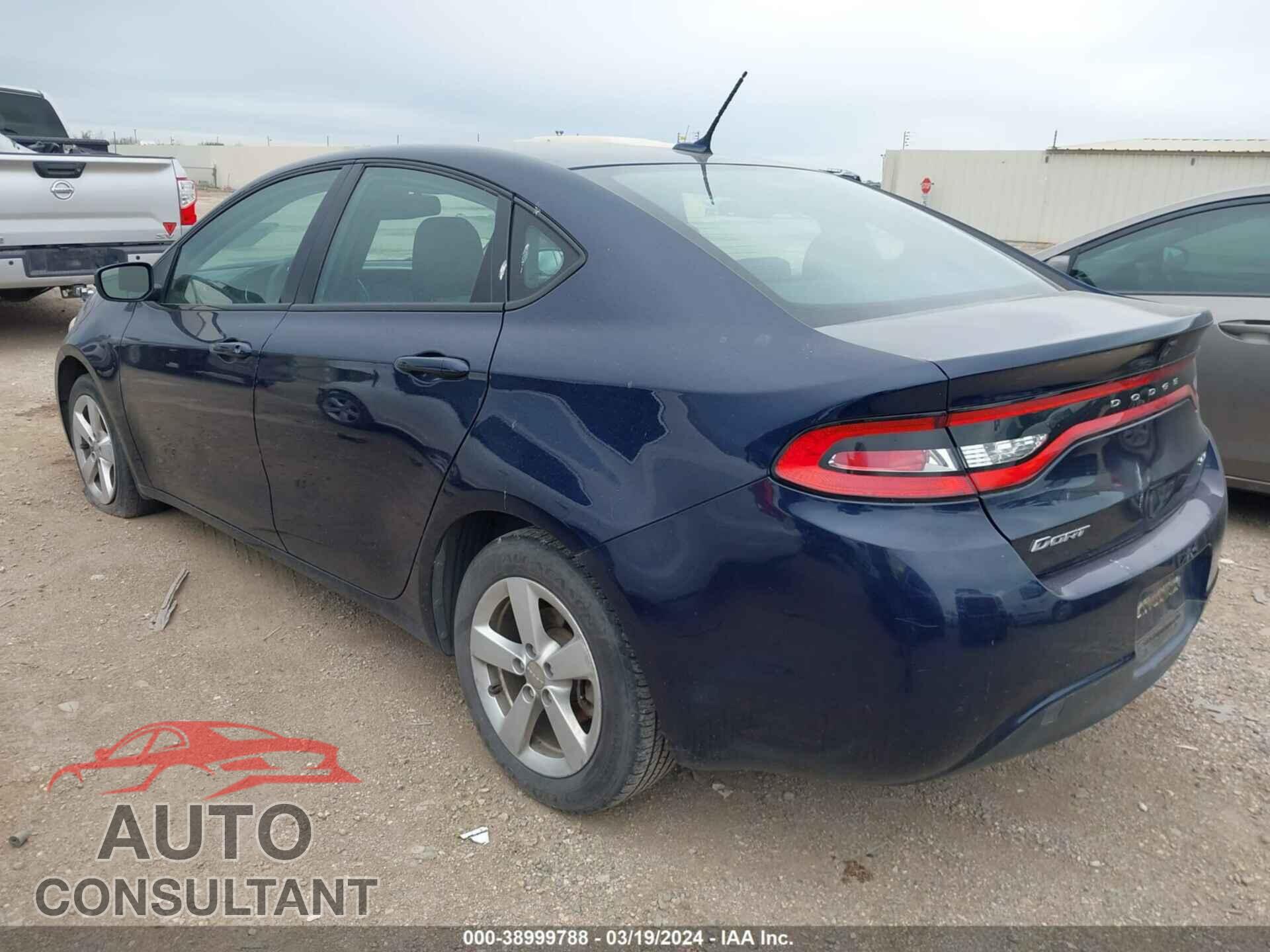 DODGE DART 2016 - 1C3CDFBBXGD565639