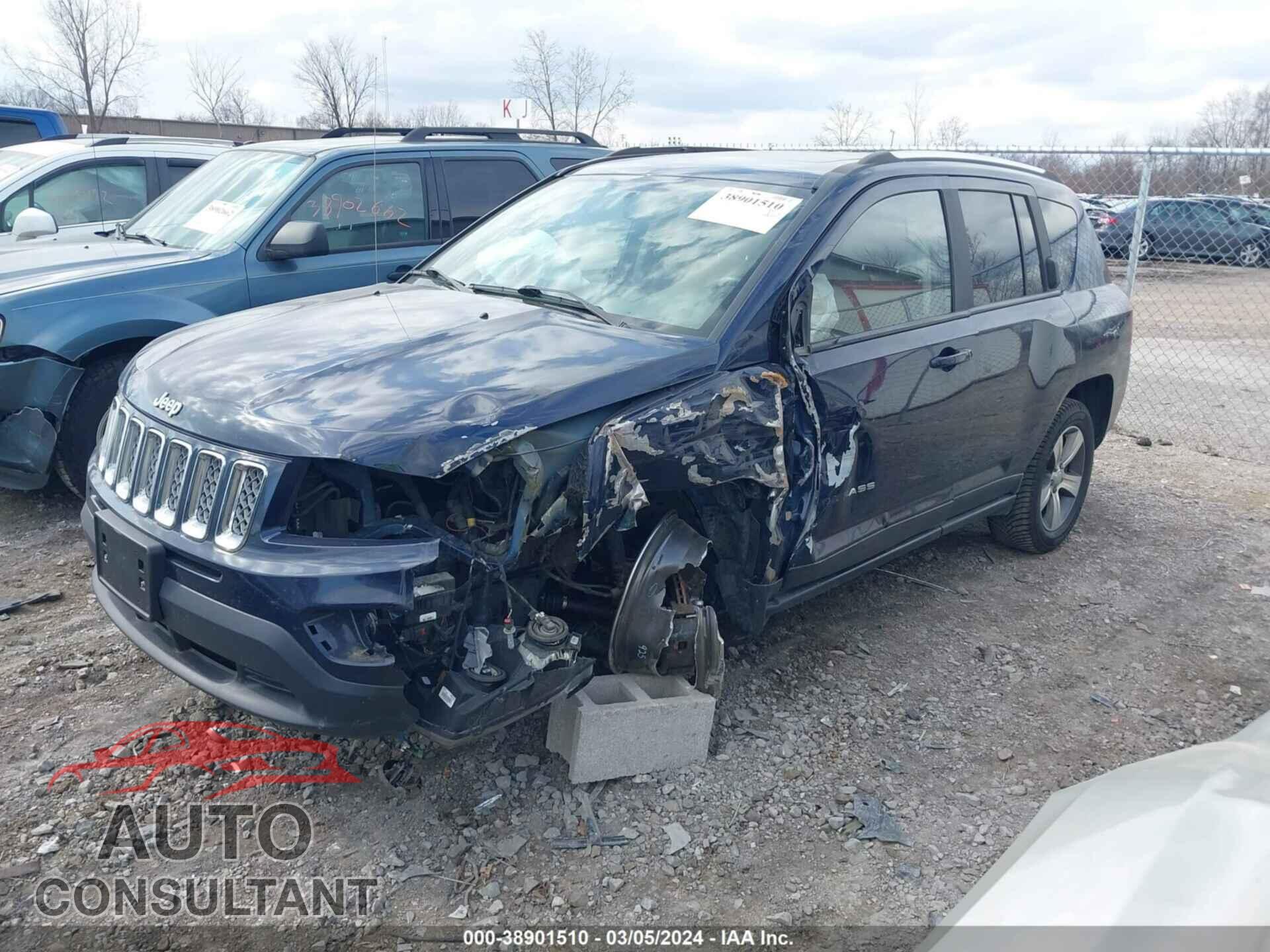 JEEP COMPASS 2017 - 1C4NJDEB8HD139561
