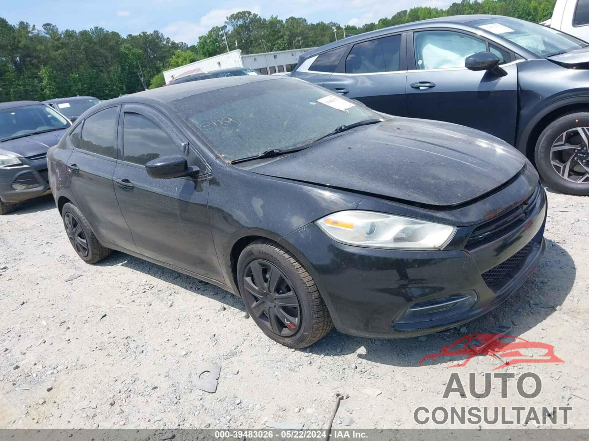 DODGE DART 2016 - 1C3CDFAA0GD516829