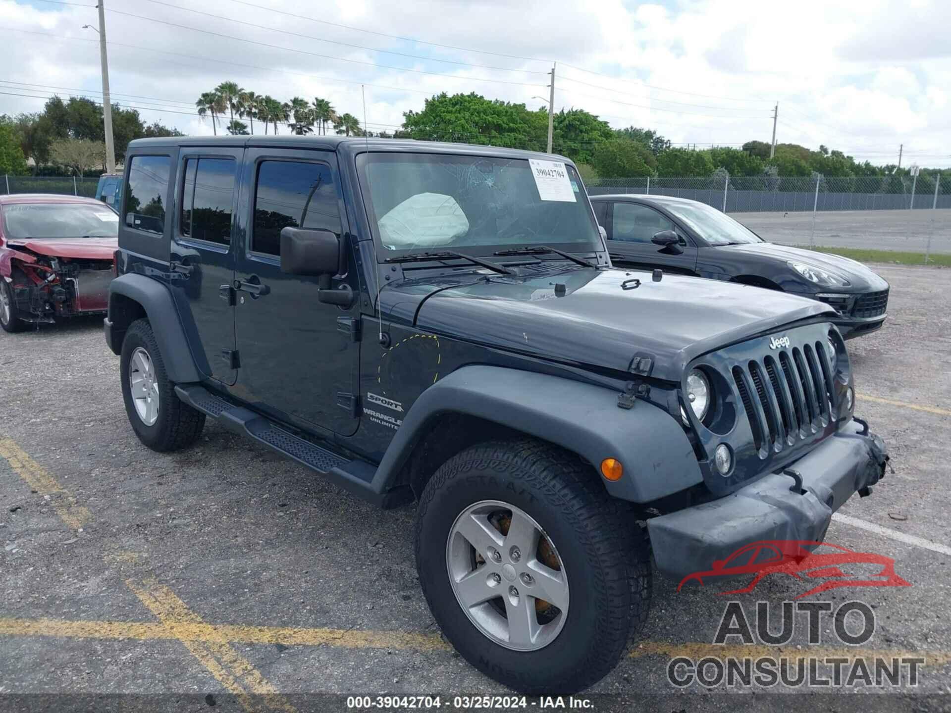 JEEP WRANGLER UNLIMITED 2017 - 1C4BJWDG3HL705059