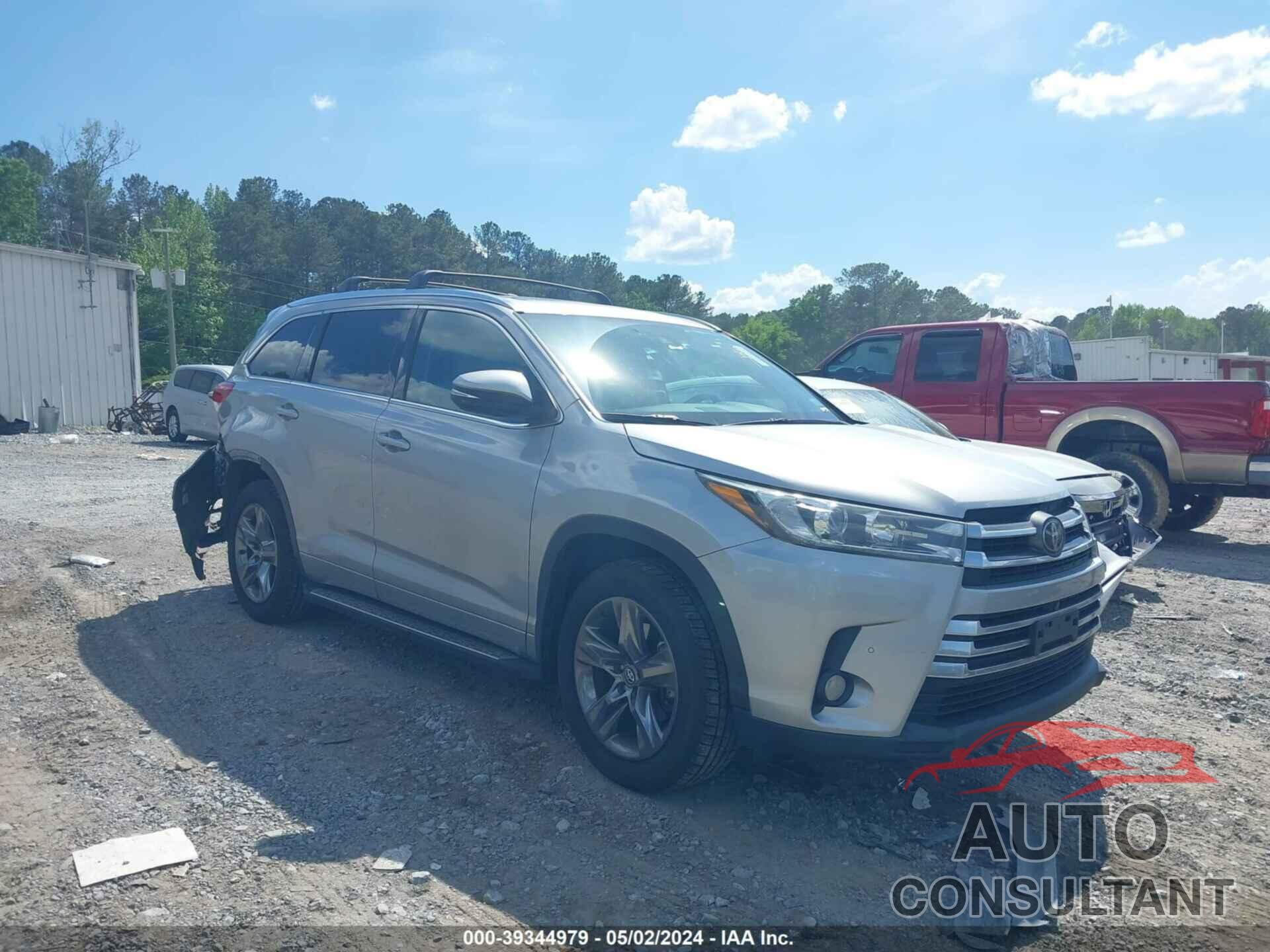 TOYOTA HIGHLANDER 2017 - 5TDDZRFH3HS369324