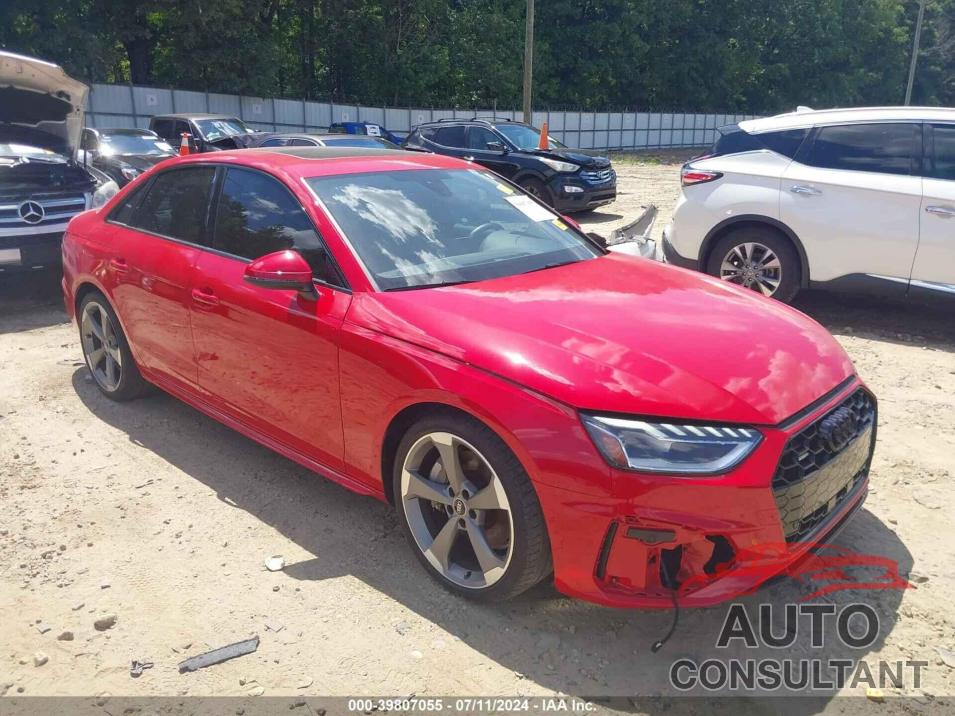 AUDI A4 2021 - WAUEAAF43MA073301