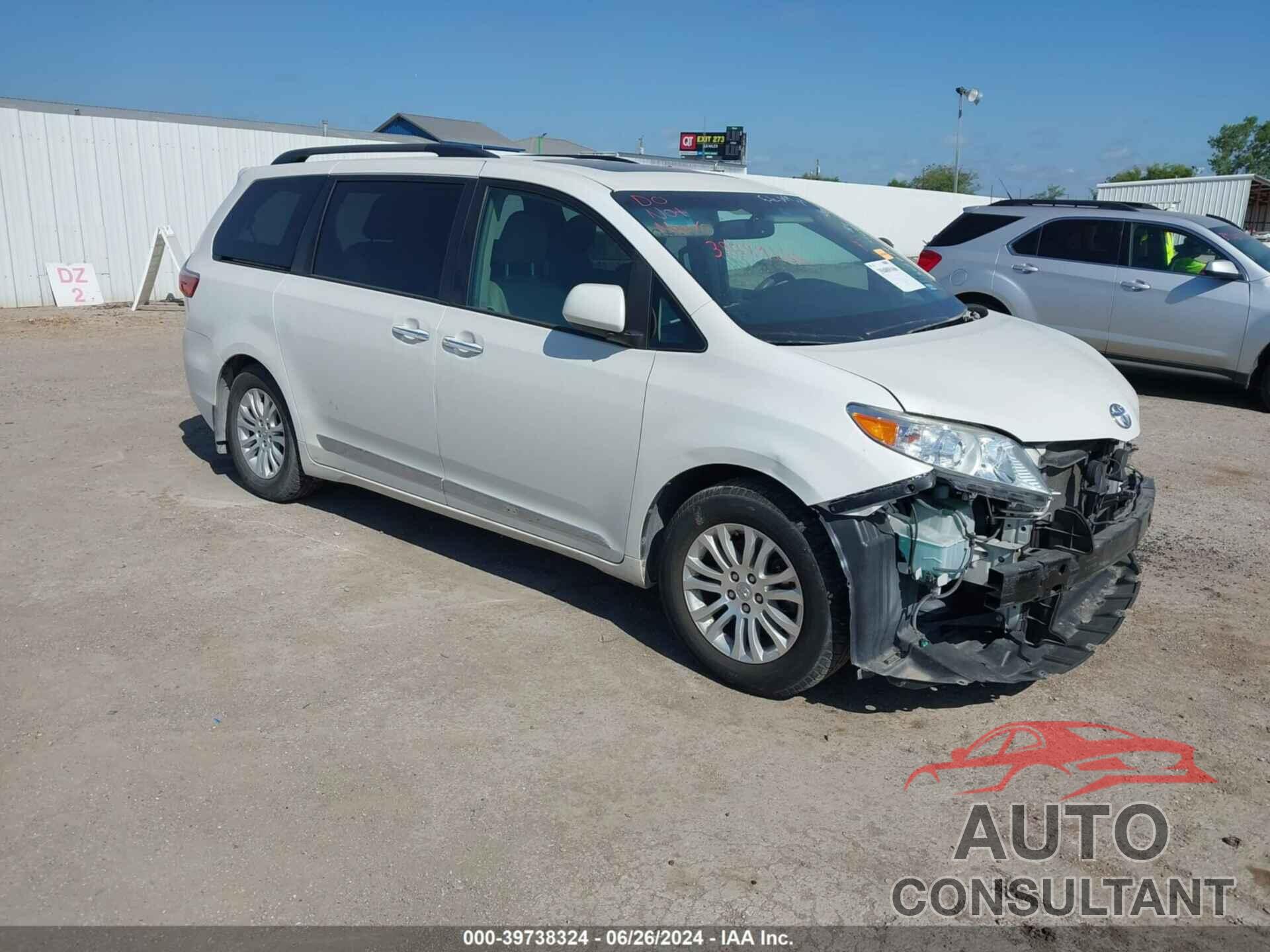 TOYOTA SIENNA 2017 - 5TDYZ3DC1HS836777