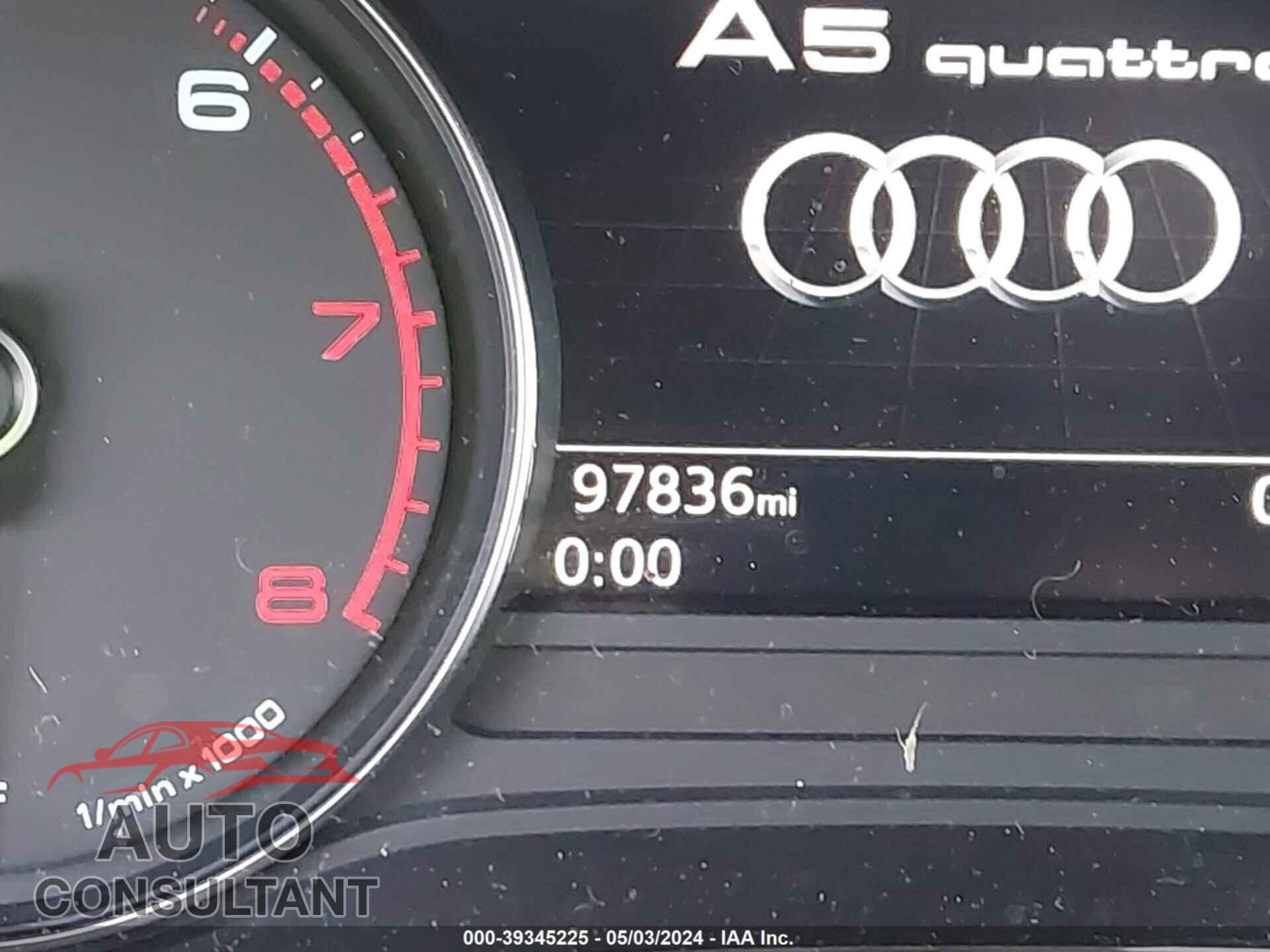 AUDI A5 2018 - WAUDNCF5XJA010597