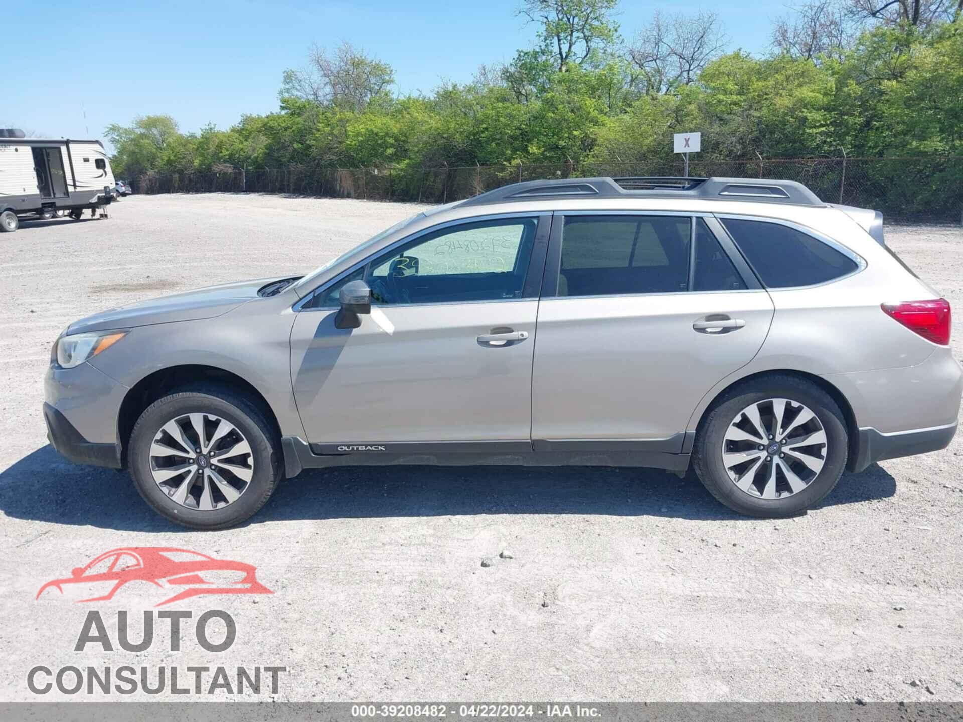 SUBARU OUTBACK 2016 - 4S4BSEJC9G3215552