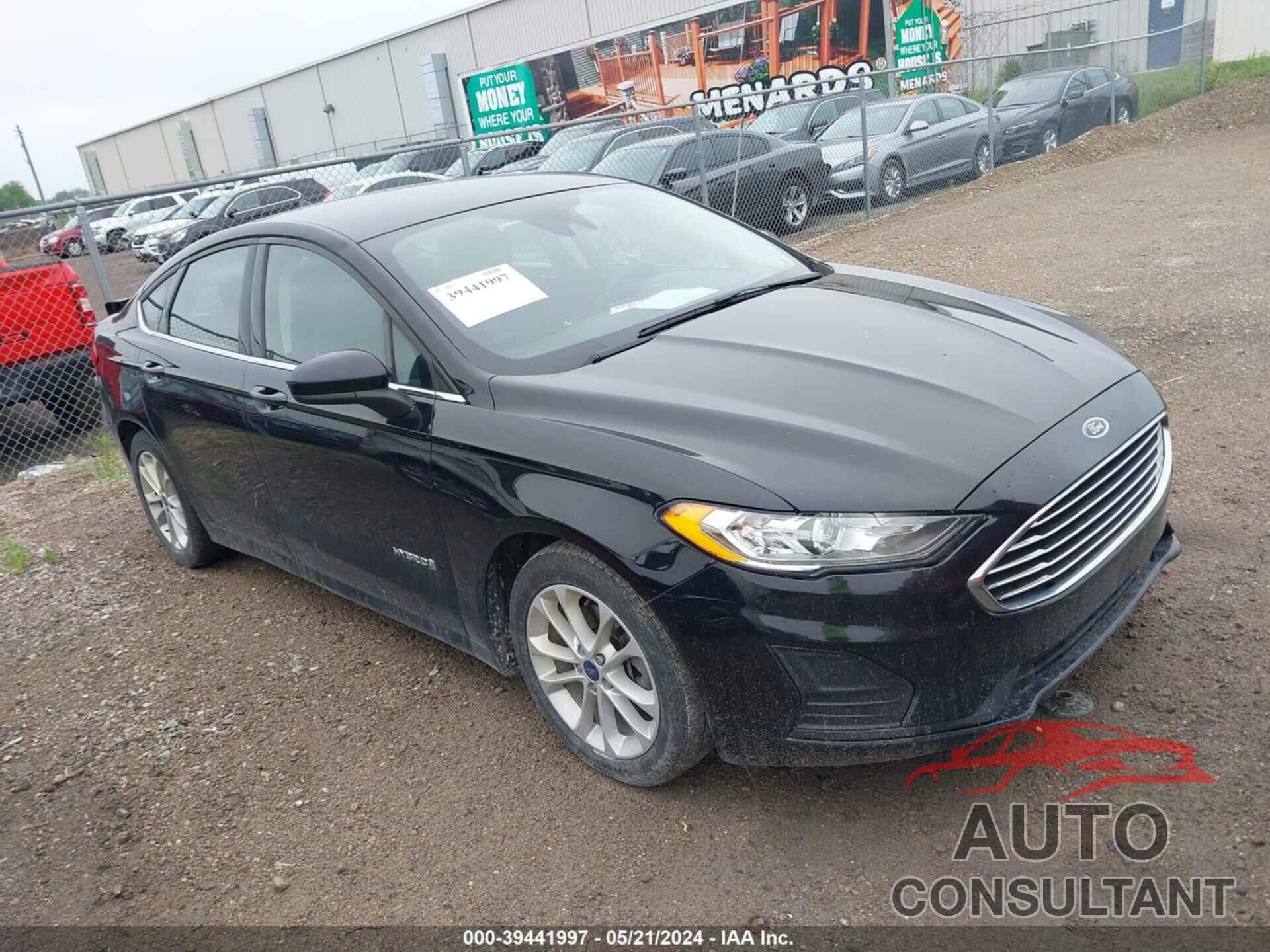 FORD FUSION HYBRID 2019 - 3FA6P0LUXKR113175