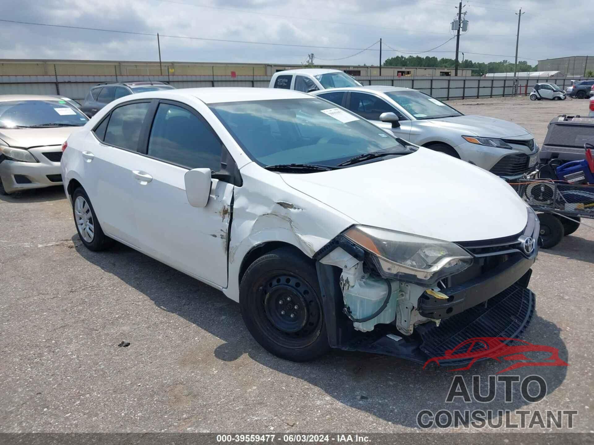 TOYOTA COROLLA 2016 - 5YFBURHE2GP568476