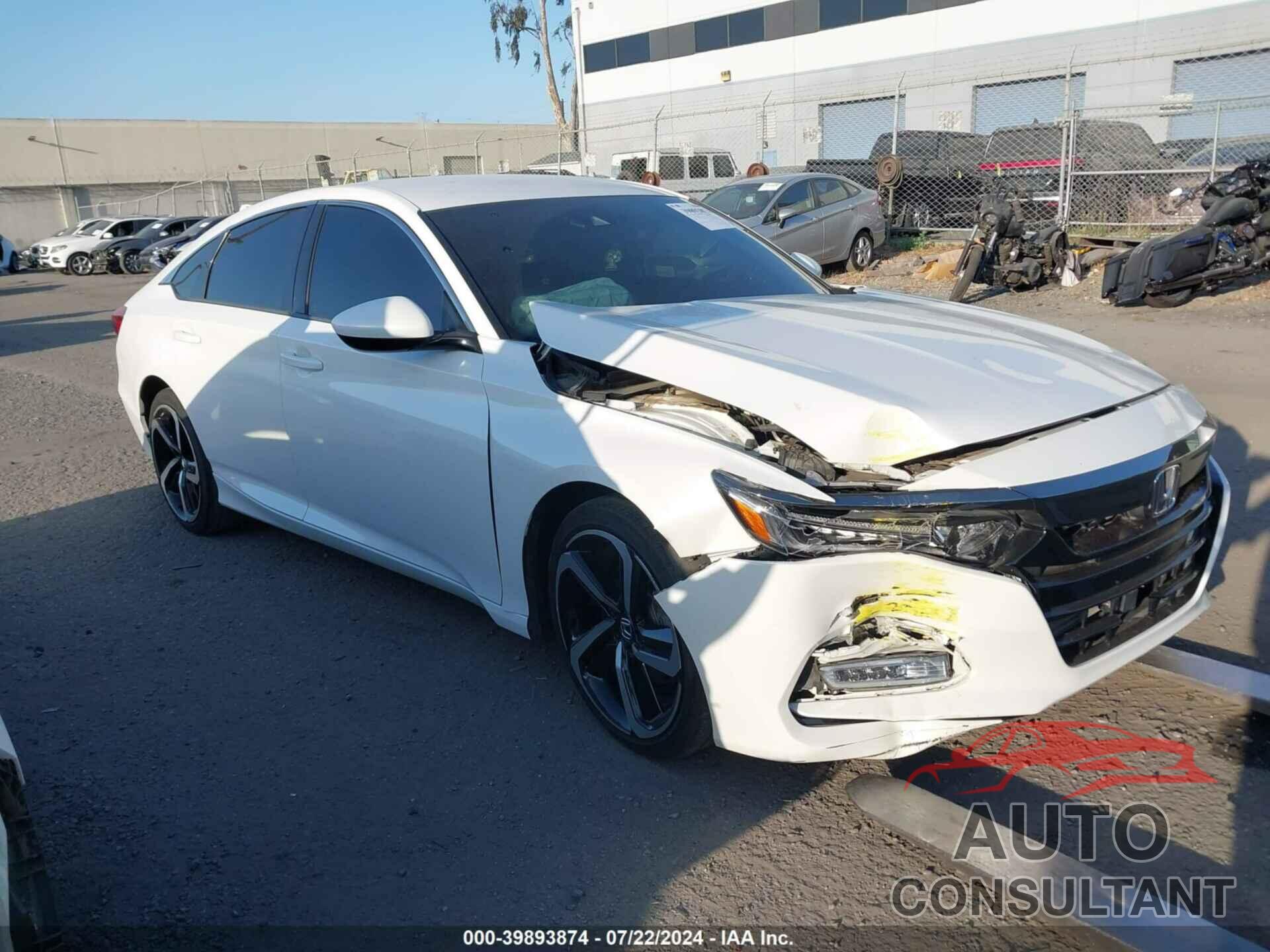 HONDA ACCORD 2019 - 1HGCV1F38KA081561