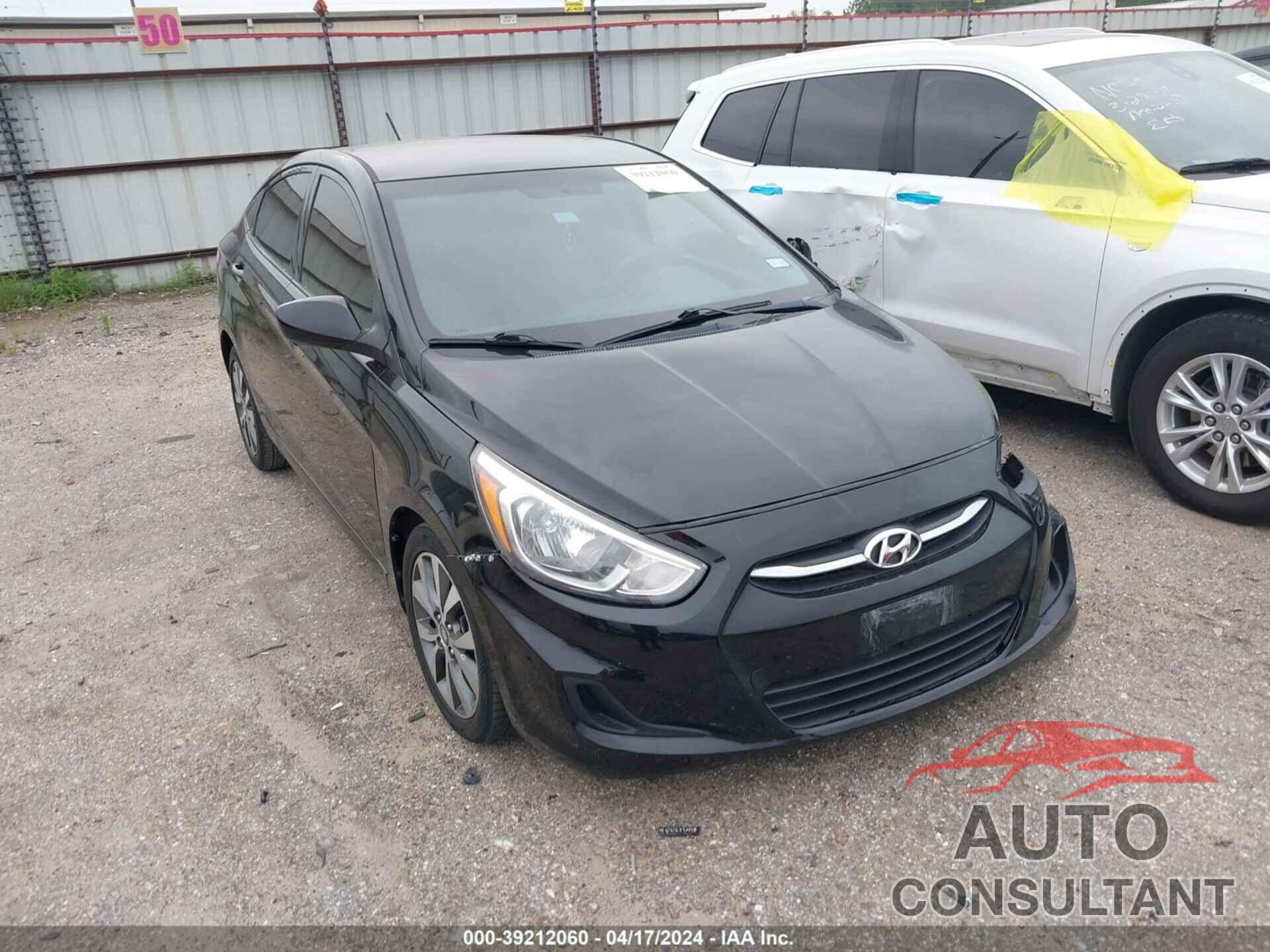 HYUNDAI ACCENT 2017 - KMHCT4AE9HU321010