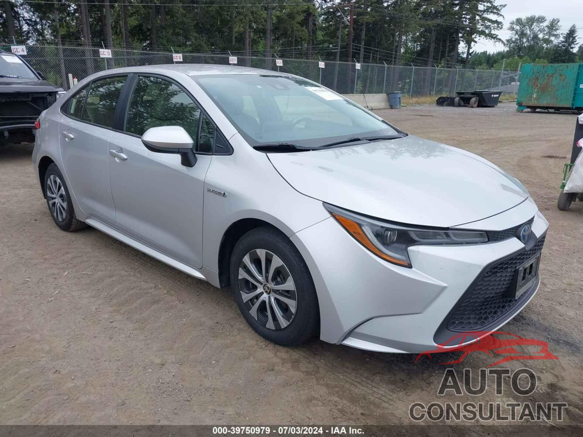 TOYOTA COROLLA 2020 - JTDEBRBE9LJ003135