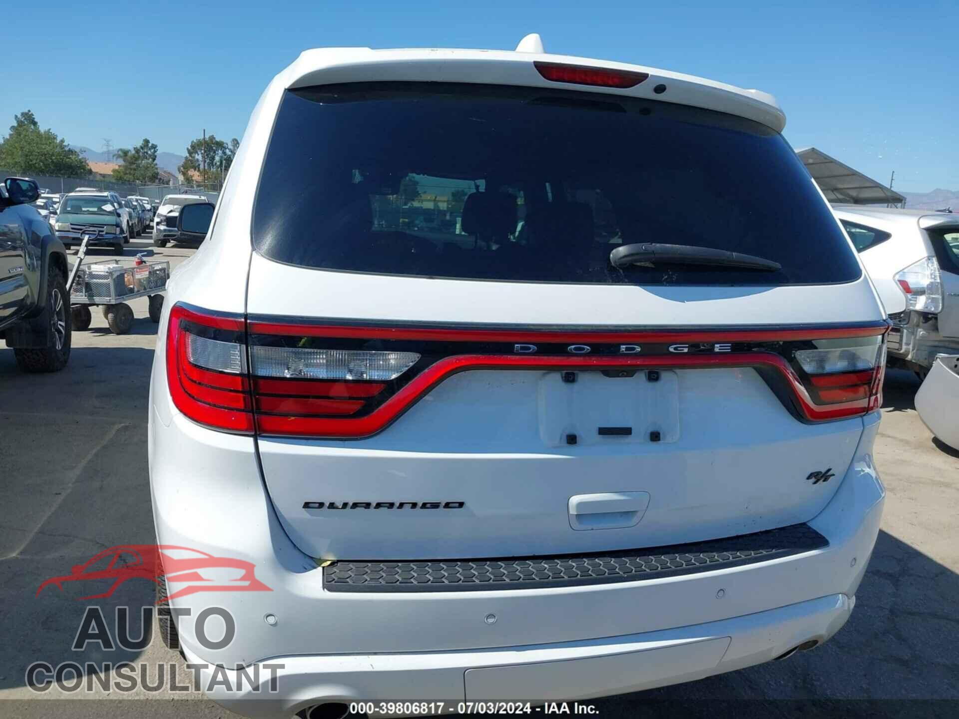 DODGE DURANGO 2017 - 1C4SDHCT2HC680687
