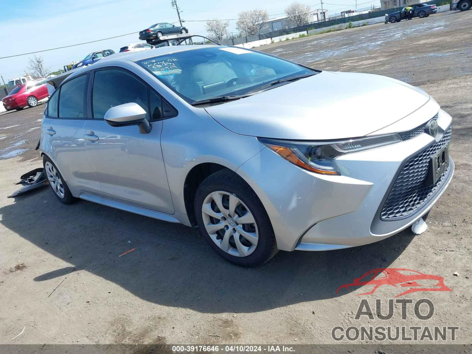 TOYOTA COROLLA 2020 - JTDEPRAE9LJ030919