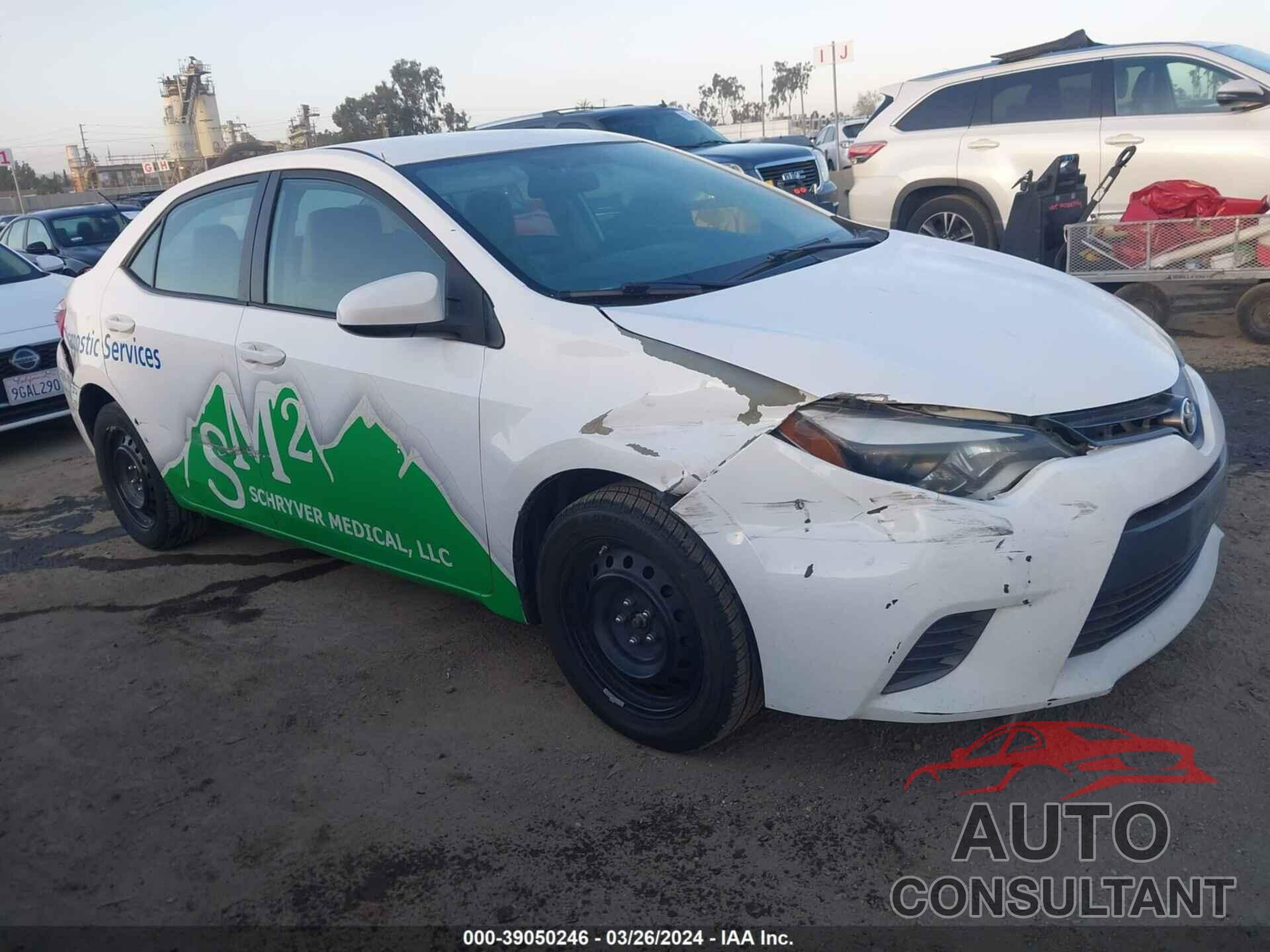 TOYOTA COROLLA 2016 - 5YFBURHE7GP499056
