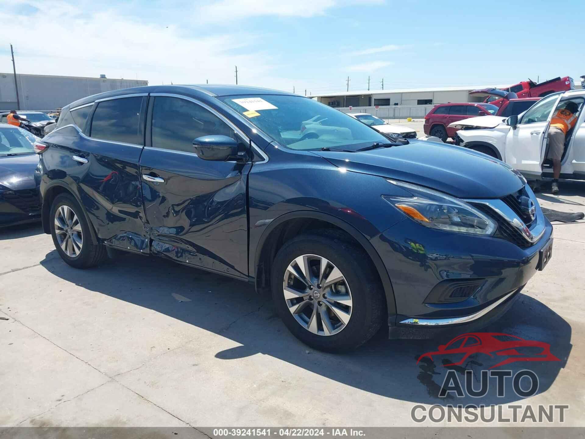 NISSAN MURANO 2018 - 5N1AZ2MGXJN191696