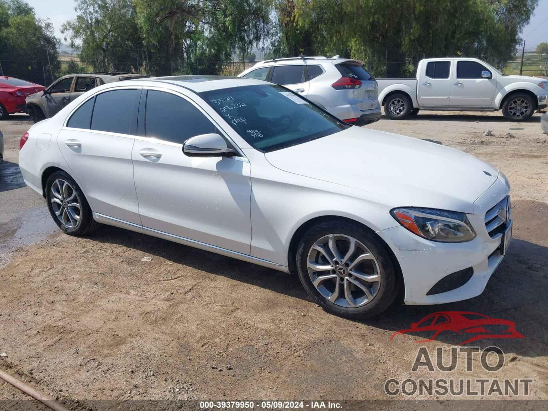 MERCEDES-BENZ C 2018 - 55SWF4JB3JU256232