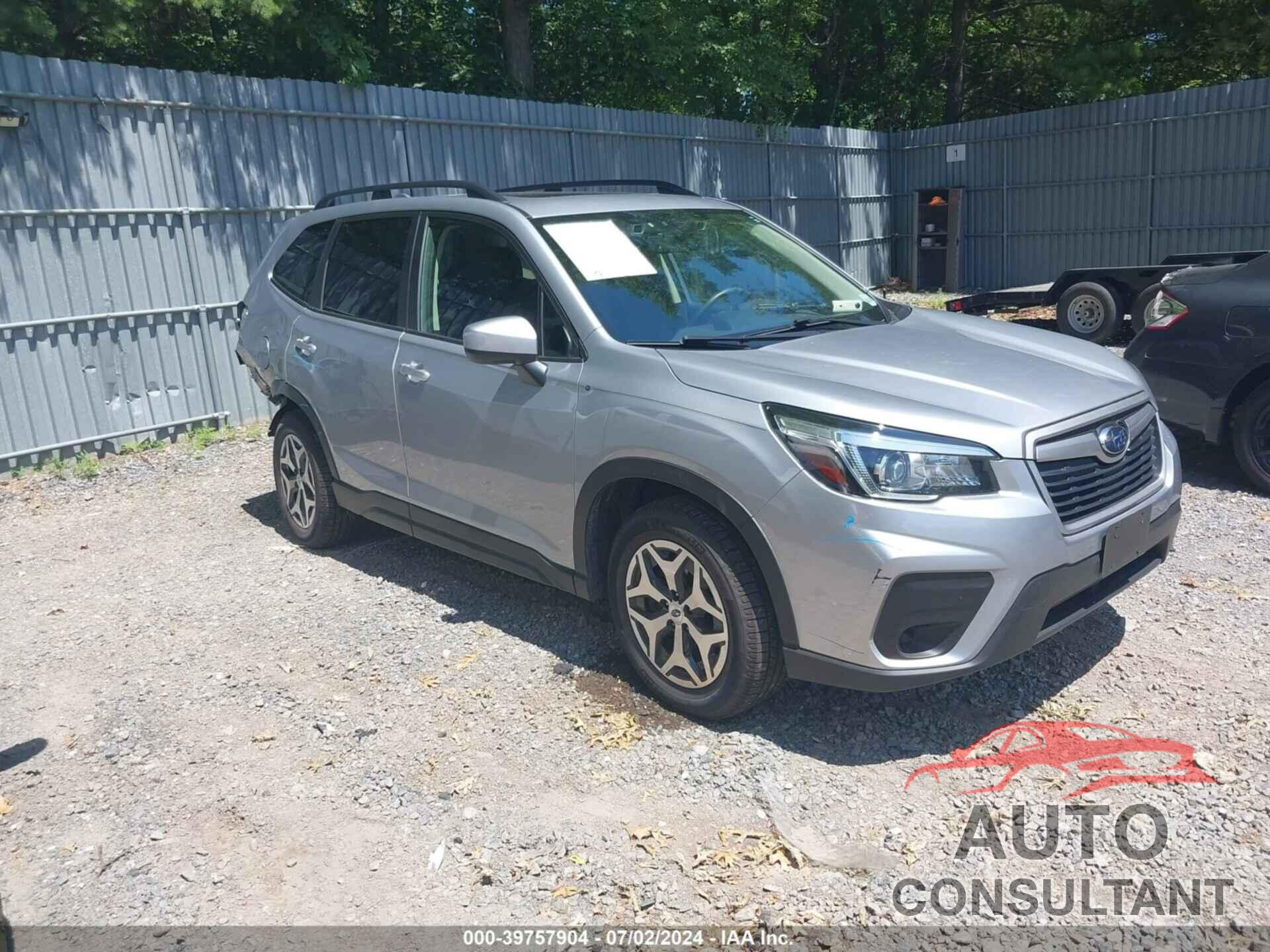 SUBARU FORESTER 2019 - JF2SKAEC3KH565344