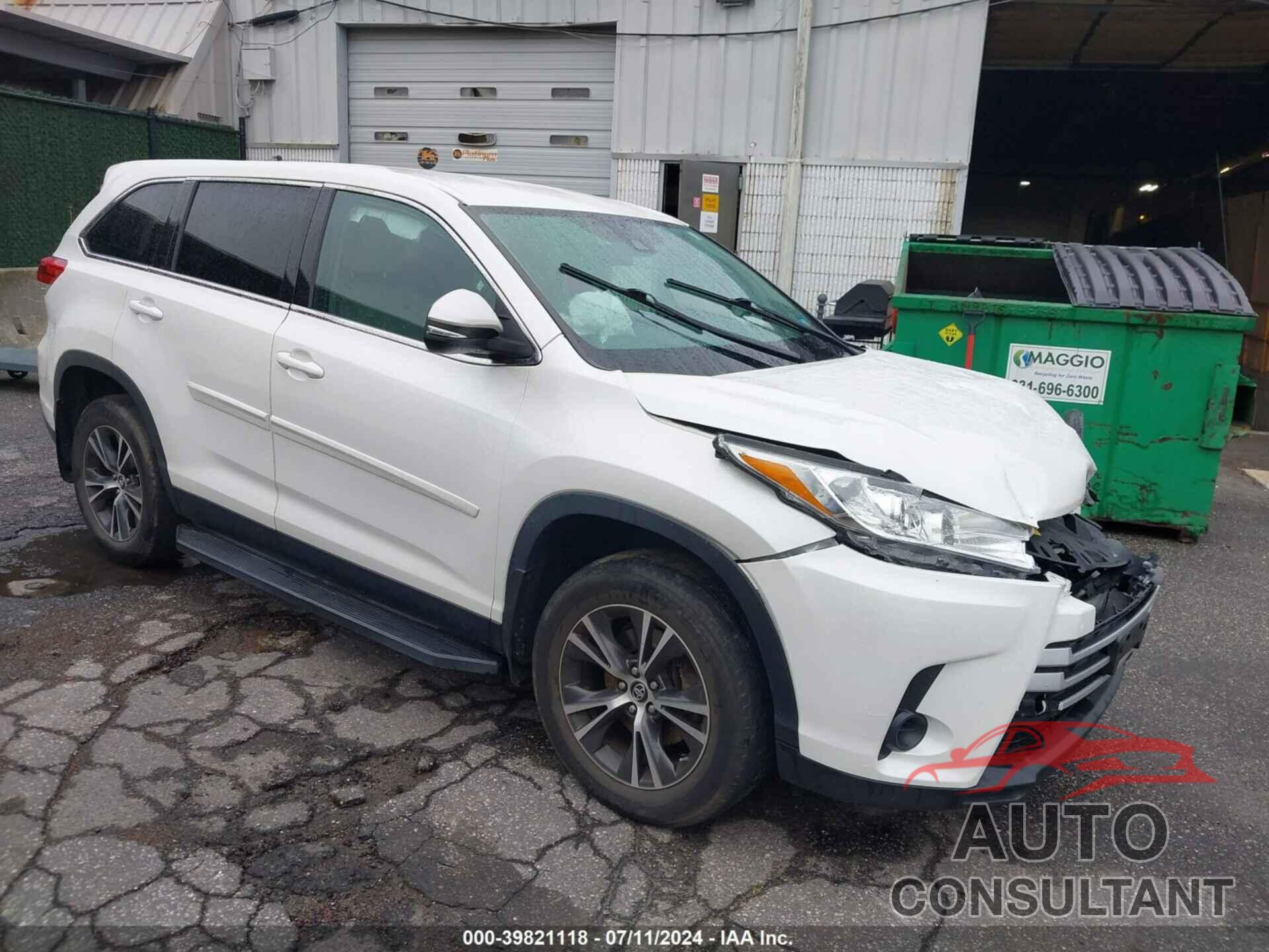 TOYOTA HIGHLANDER 2019 - 5TDBZRFH4KS952015