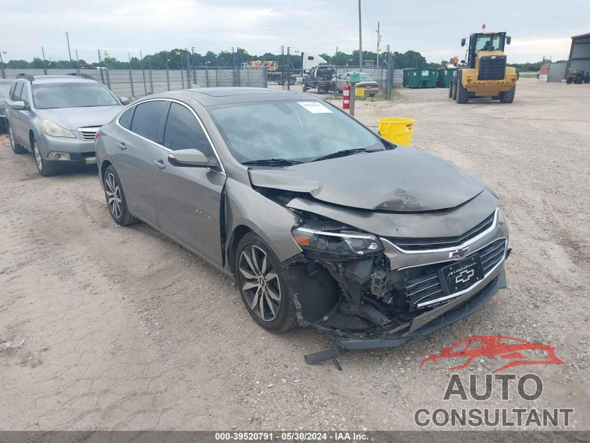 CHEVROLET MALIBU 2017 - 1G1ZE5ST9HF124184