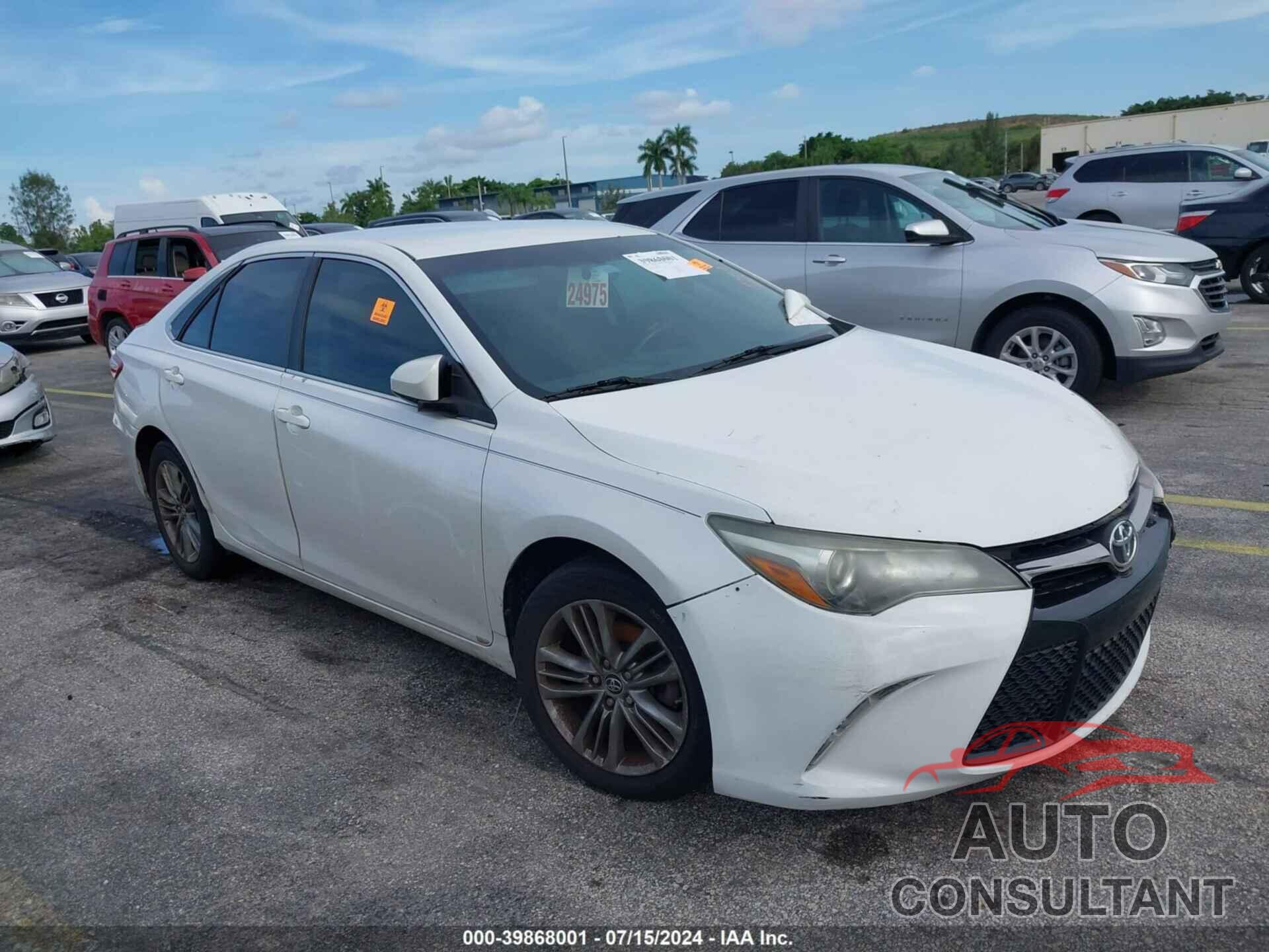 TOYOTA CAMRY 2016 - 4T1BF1FK2GU134299