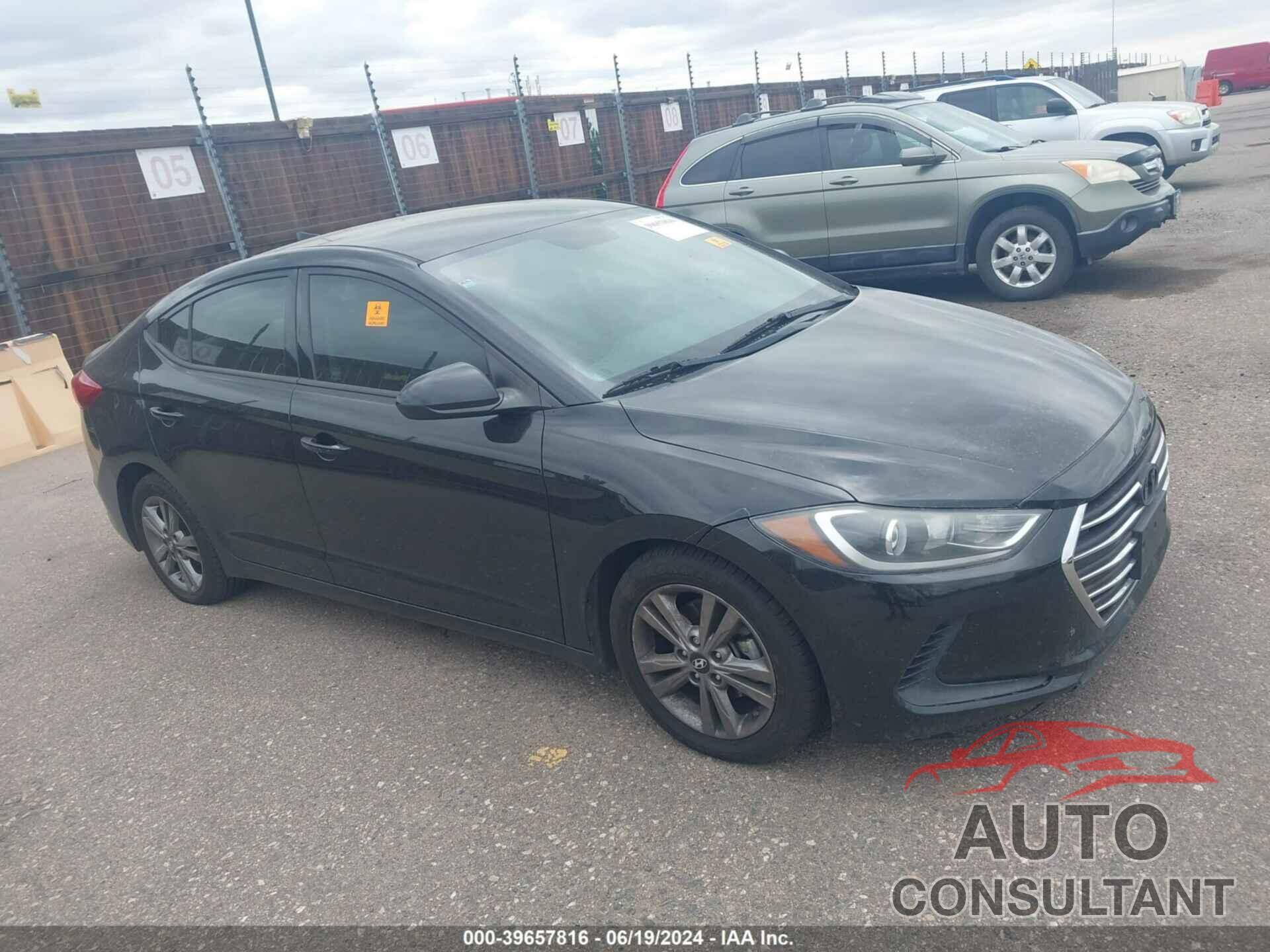 HYUNDAI ELANTRA 2017 - 5NPD84LF8HH018407