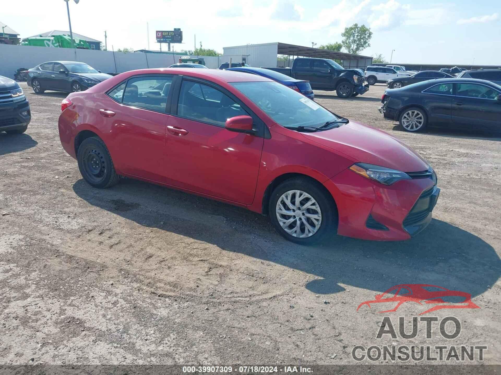 TOYOTA COROLLA 2017 - 5YFBURHE8HP645336