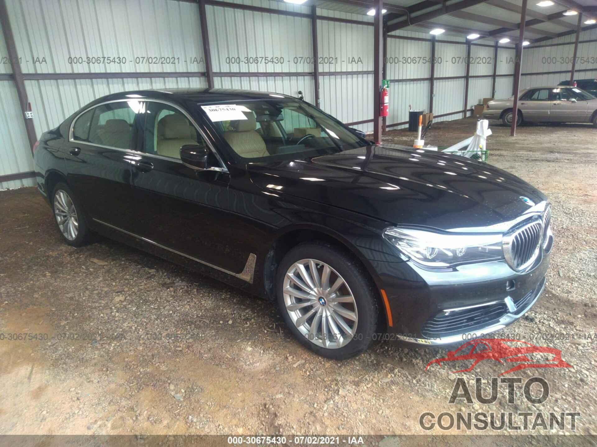 BMW 7 SERIES 2016 - WBA7E2C54GG547662