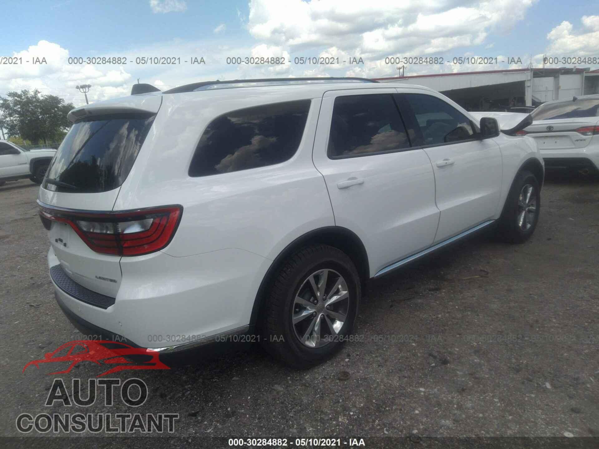 DODGE DURANGO 2016 - 1C4RDHDG8GC361275