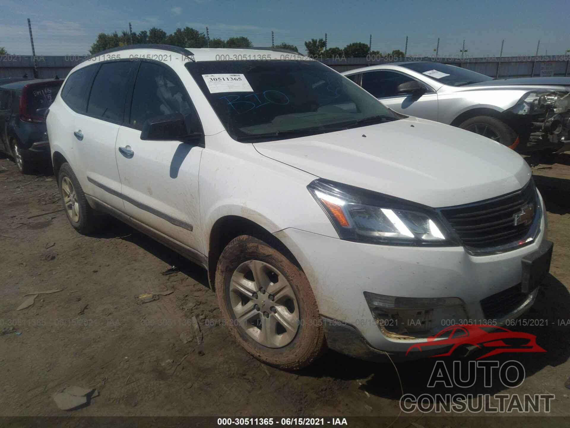 CHEVROLET TRAVERSE 2017 - 1GNKRFED1HJ284796