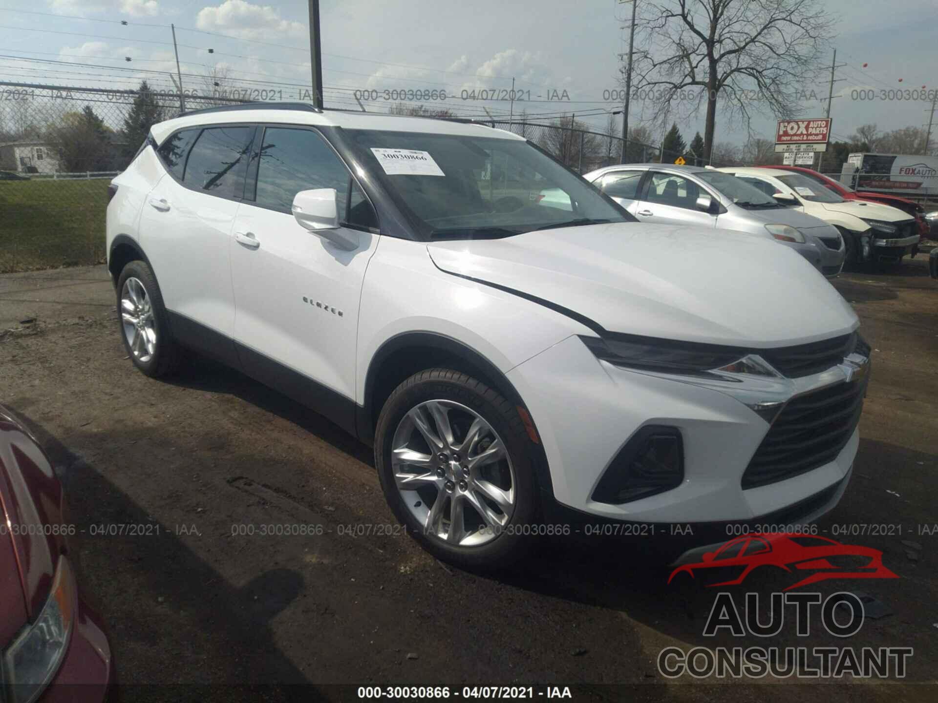 CHEVROLET BLAZER 2019 - 3GNKBDRS2KS660090