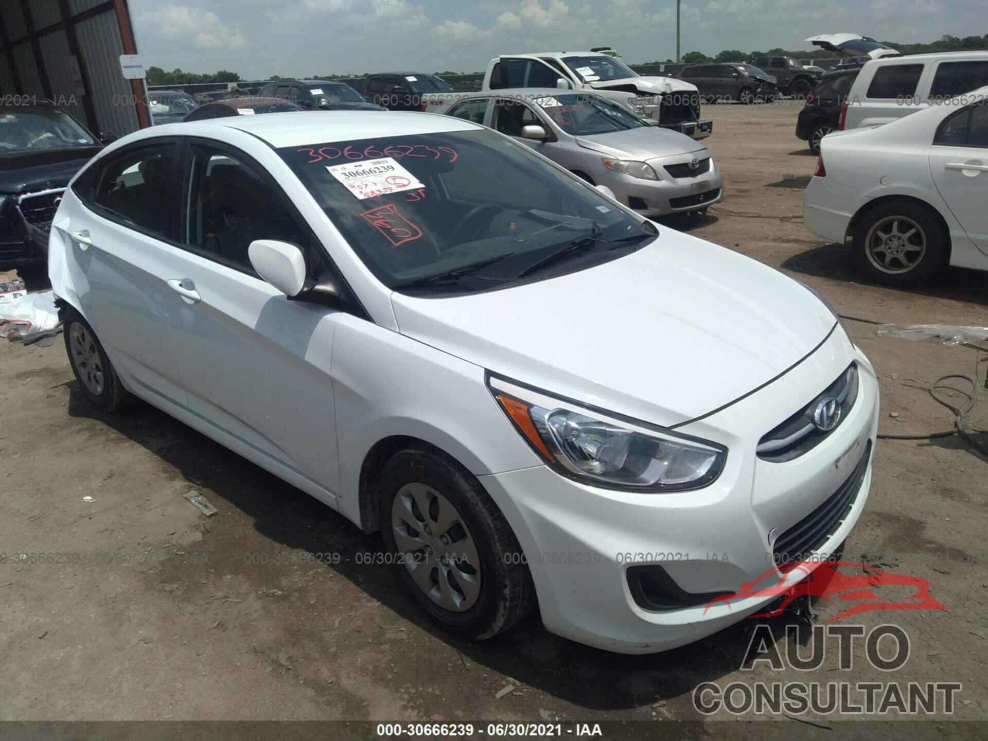 HYUNDAI ACCENT 2017 - KMHCT4AEXHU237665