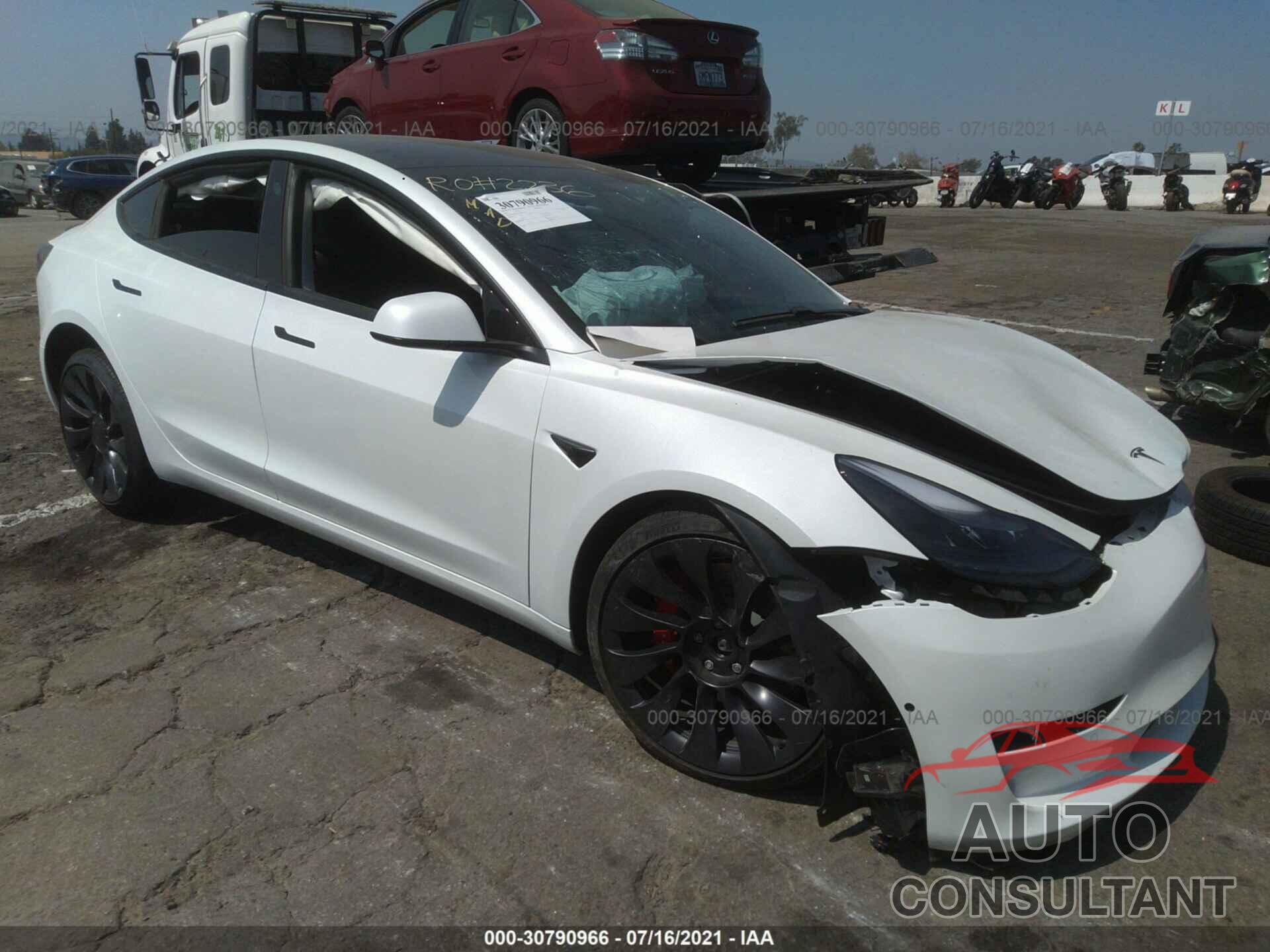 TESLA MODEL 3 2021 - 5YJ3E1EC9MF876239