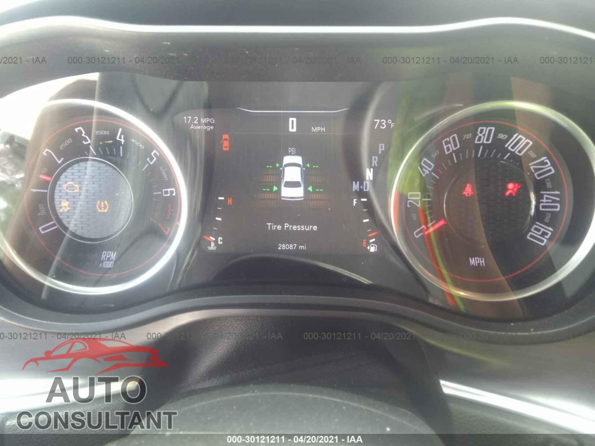 DODGE CHALLENGER 2017 - 2C3CDZAG9HH540699