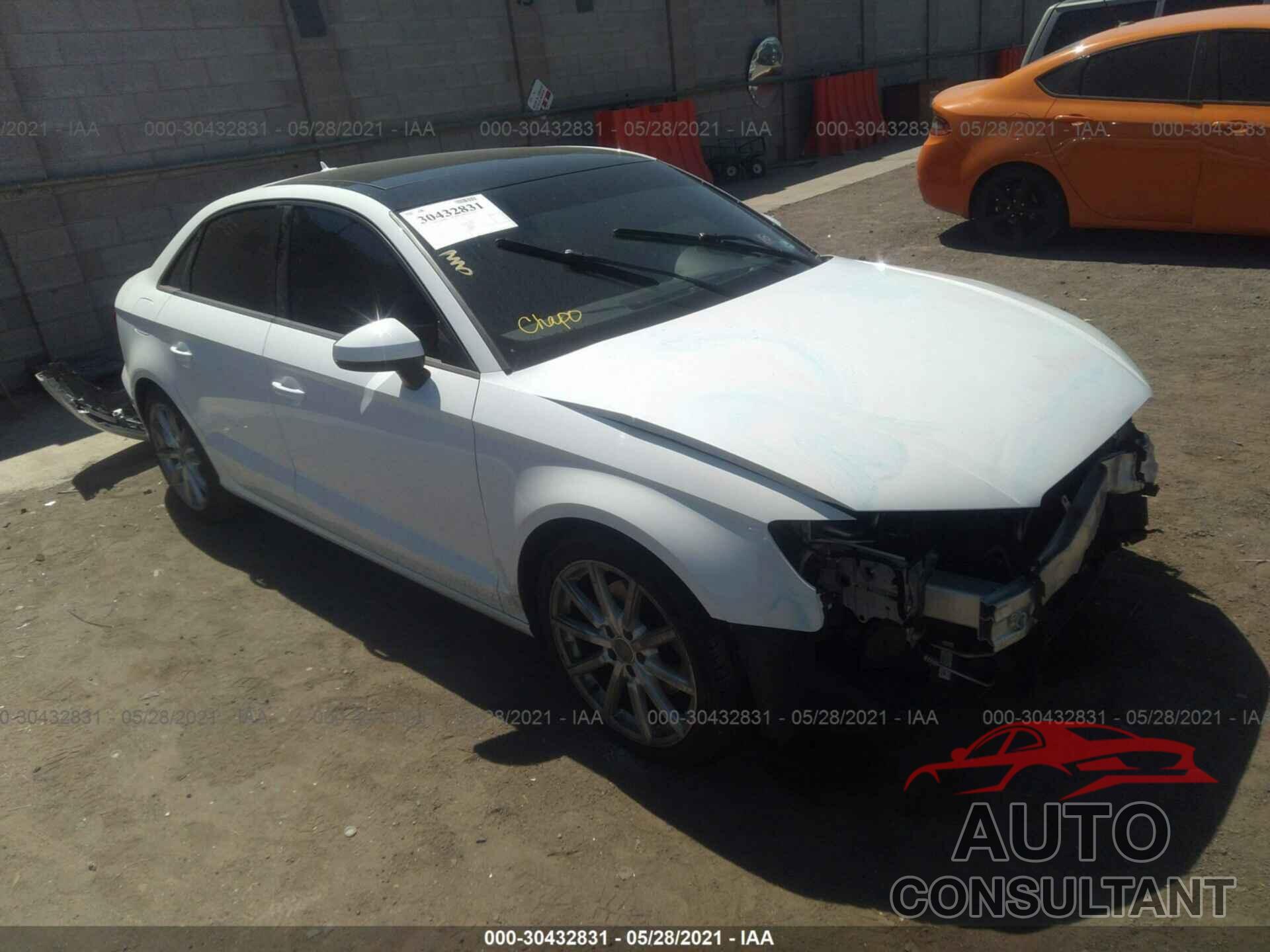 AUDI A3 2016 - WAUA7GFF6G1022526