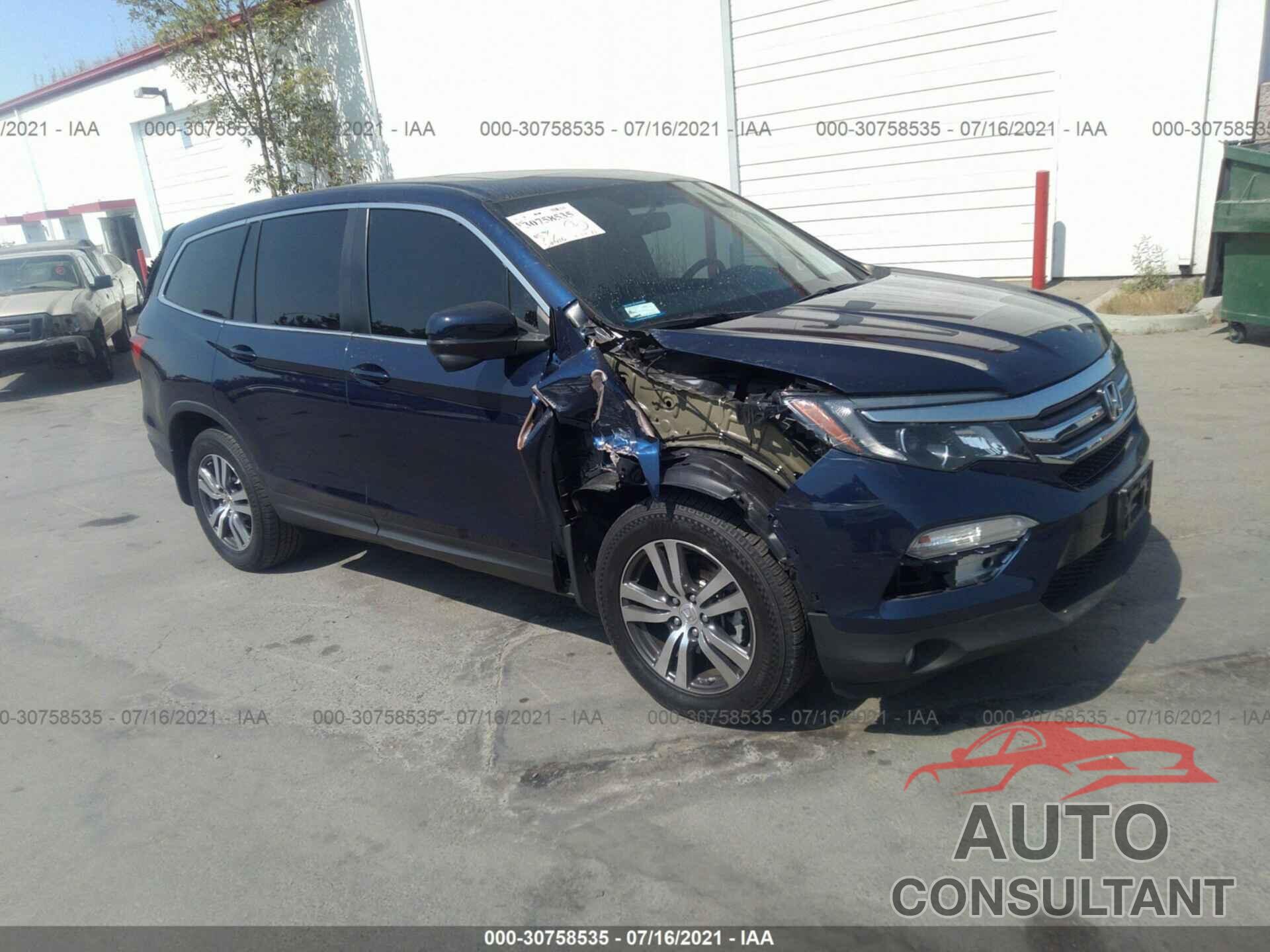 HONDA PILOT 2017 - 5FNYF5H81HB028167