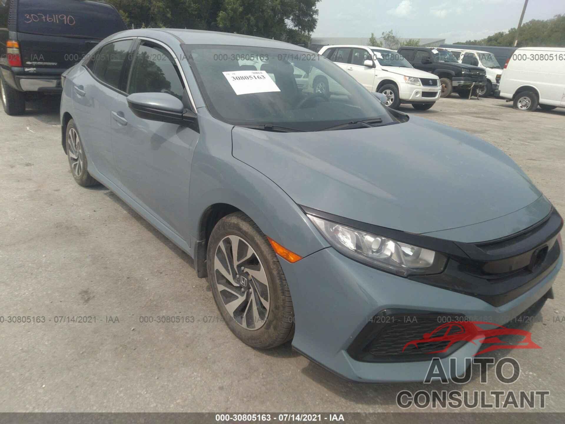 HONDA CIVIC HATCHBACK 2017 - SHHFK7H25HU227876