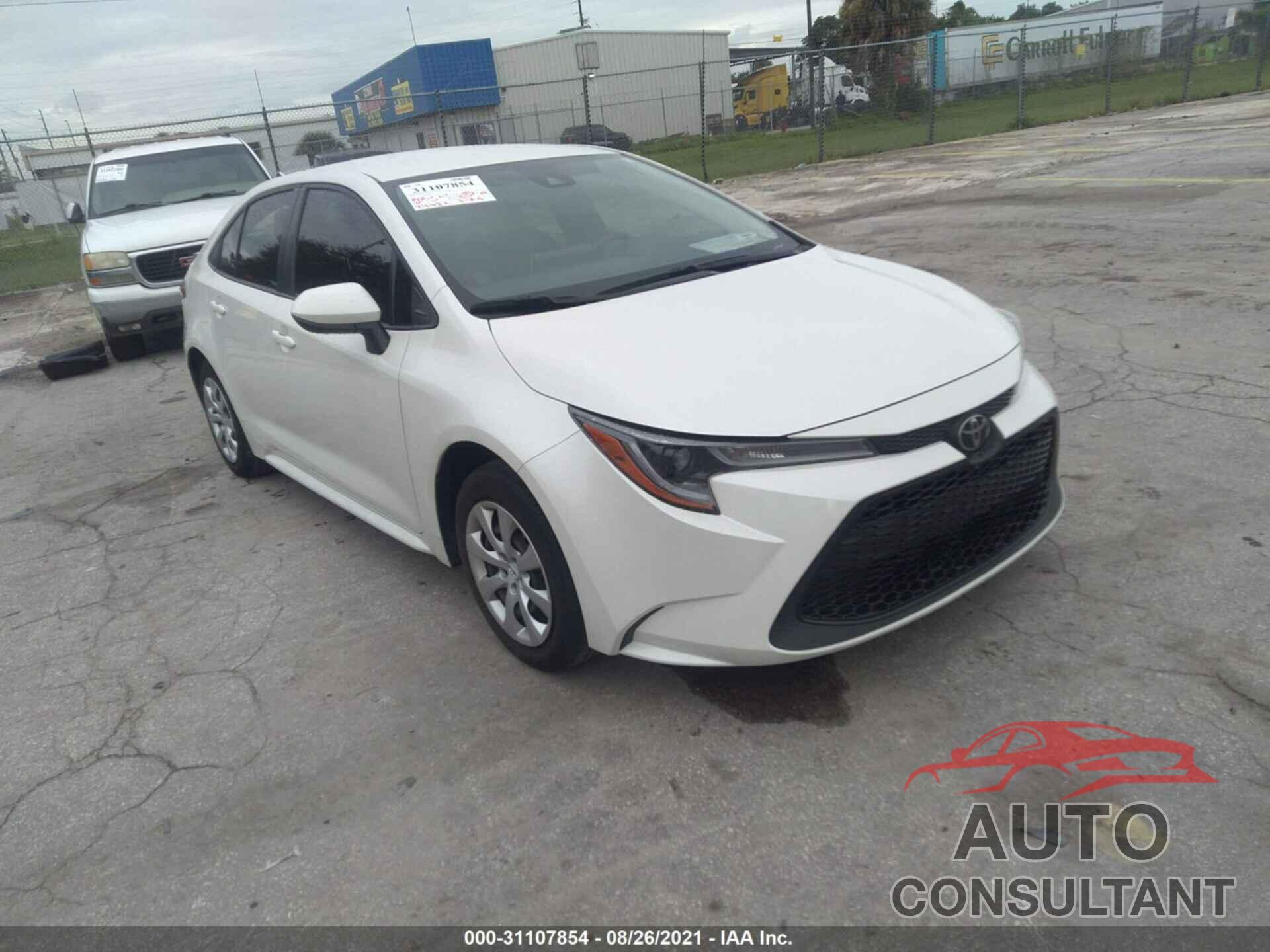 TOYOTA COROLLA 2020 - JTDEPRAEXLJ073505