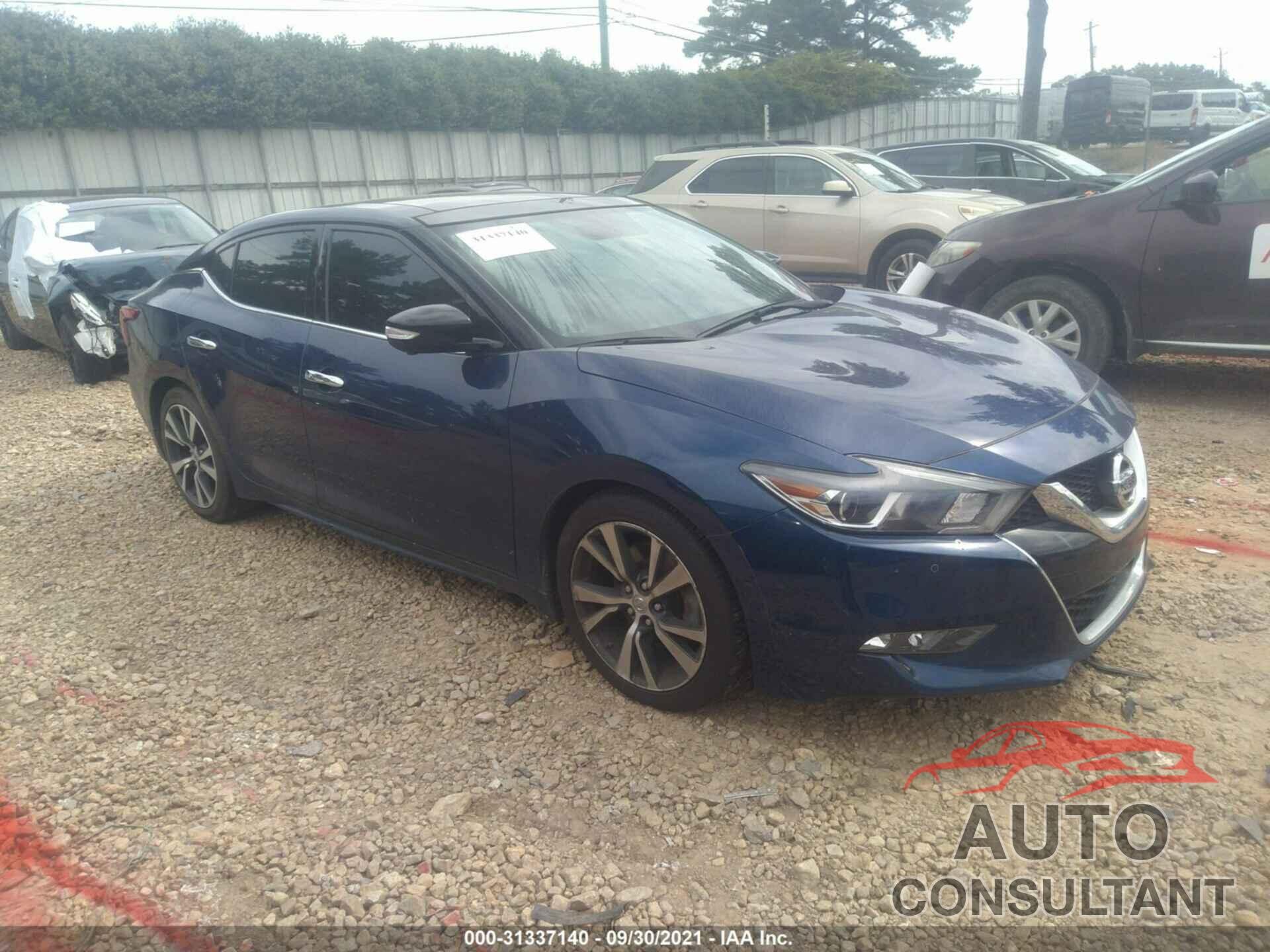 NISSAN MAXIMA 2017 - 1N4AA6APXHC410773