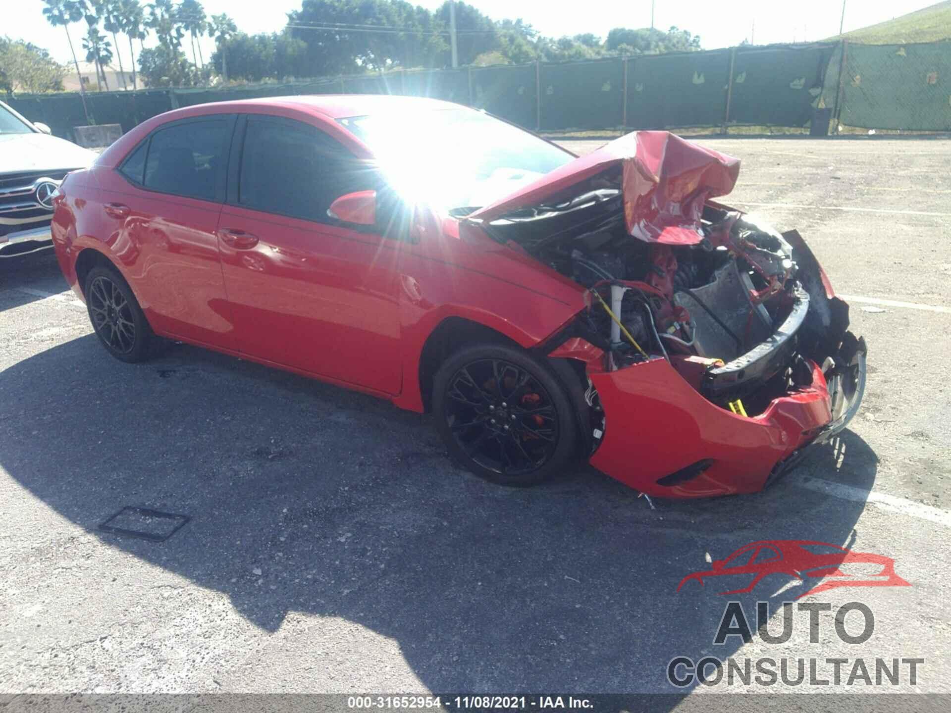 TOYOTA COROLLA 2016 - 2T1BURHE0GC580741