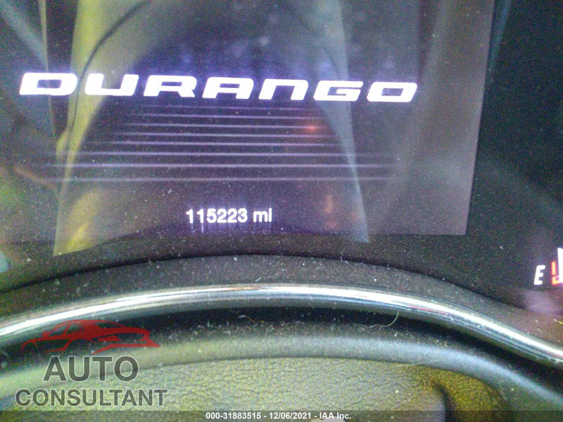 DODGE DURANGO 2017 - 1C4RDHAG2HC660492