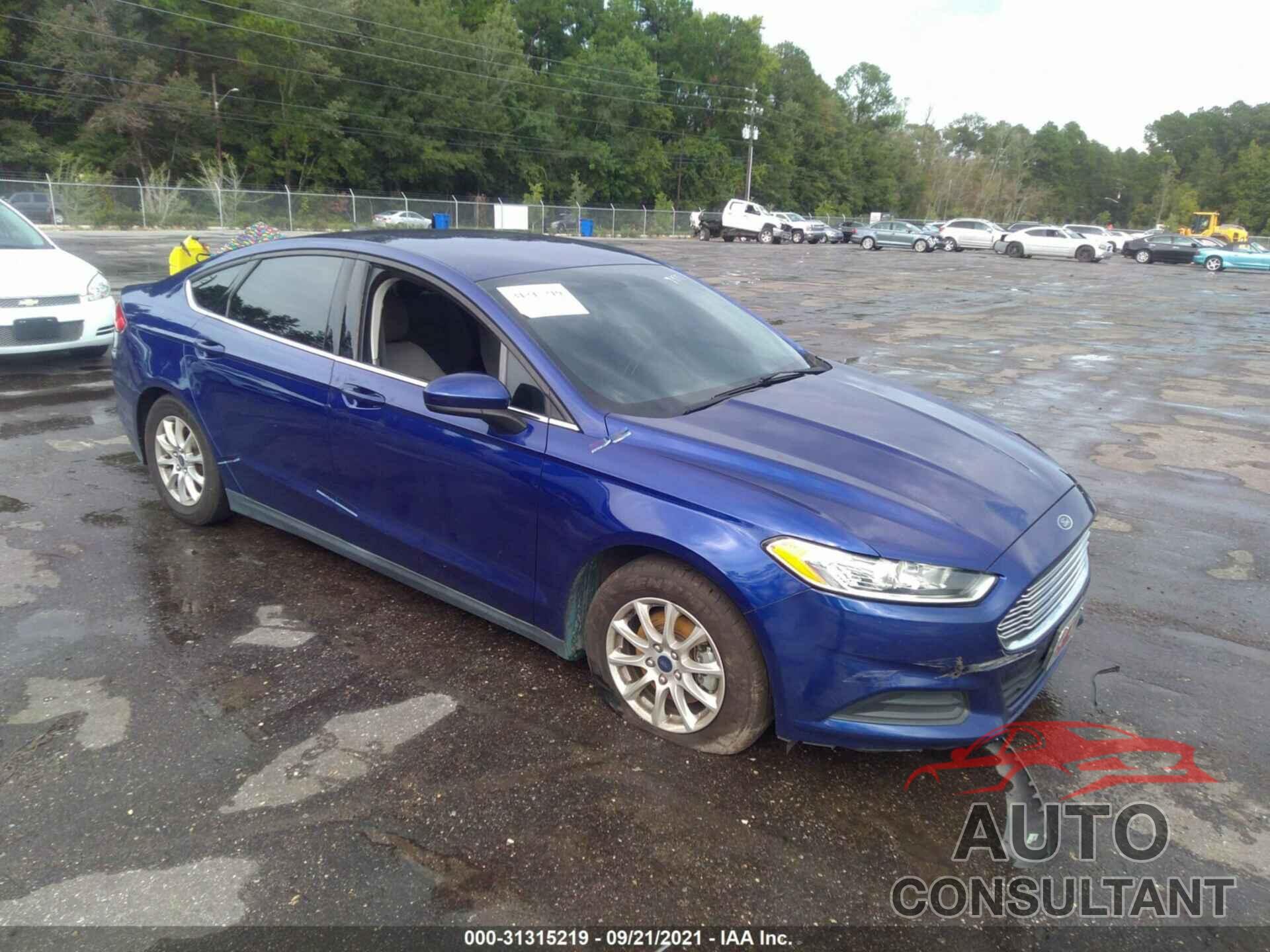 FORD FUSION 2016 - 3FA6P0G72GR376627