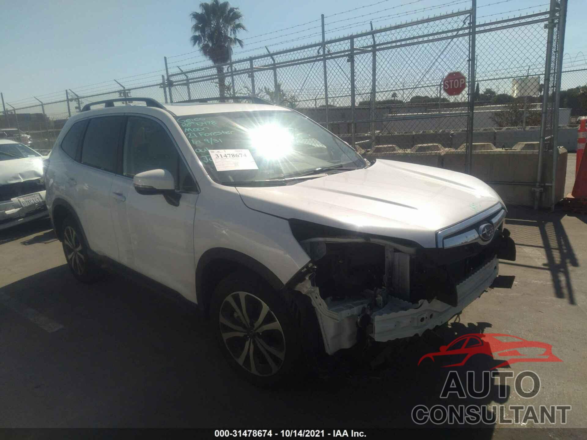 SUBARU FORESTER 2021 - JF2SKAUC9MH400726