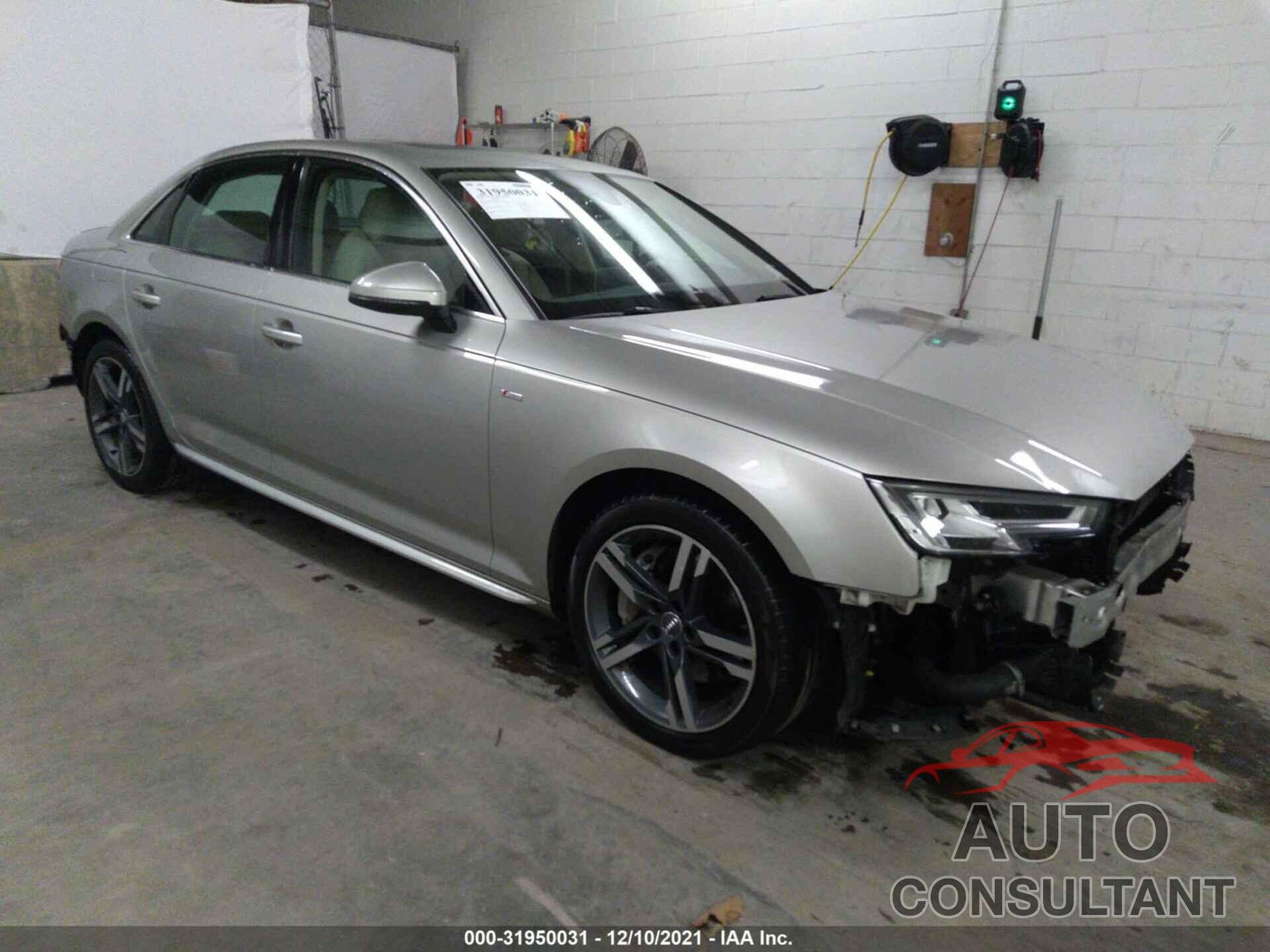 AUDI A4 2017 - WAUENAF49HN037907